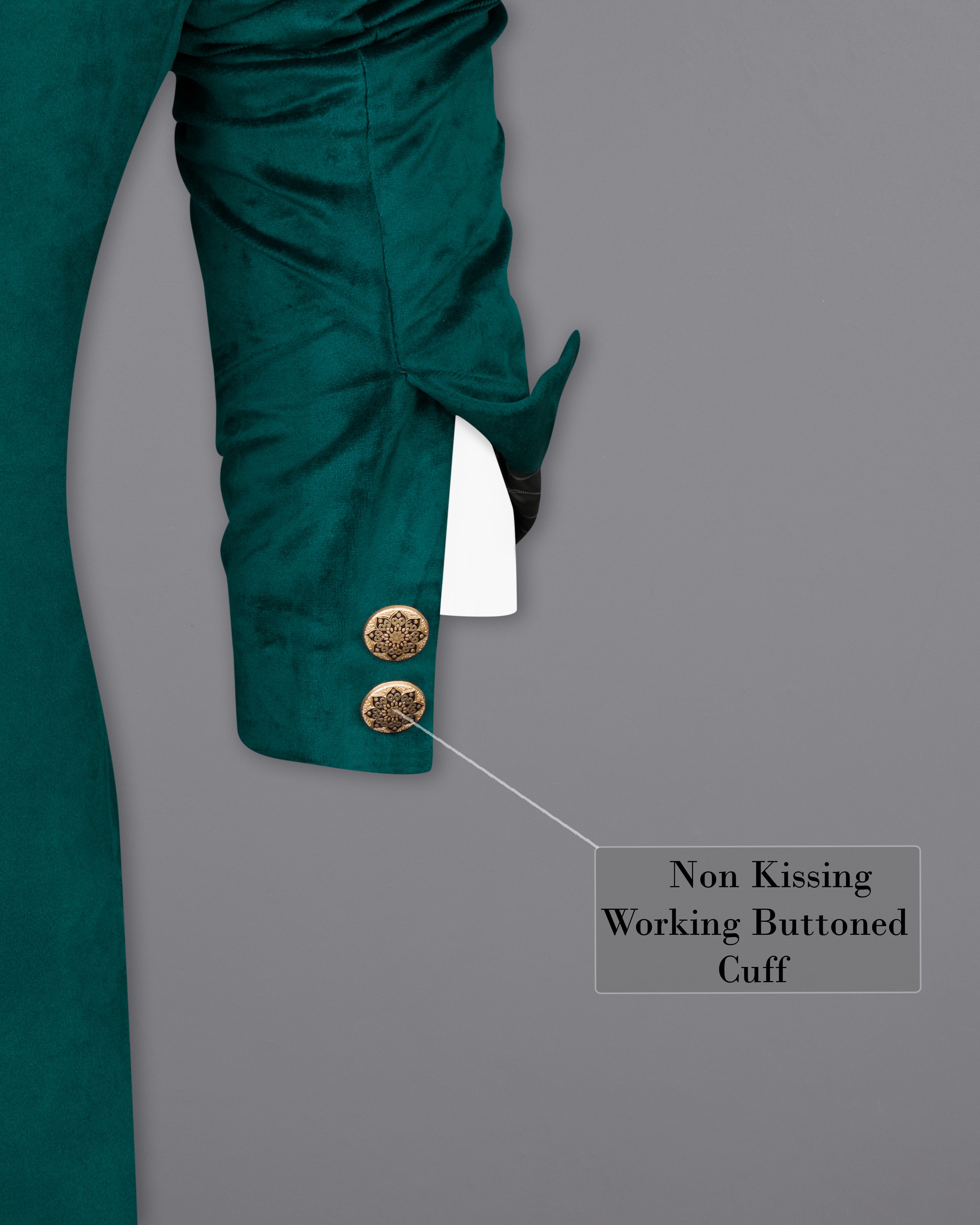 Burnham Green Bandhgala Velvet Suit ST2575-BG-36,ST2575-BG-38,ST2575-BG-40,ST2575-BG-42,ST2575-BG-44,ST2575-BG-46,ST2575-BG-48,ST2575-BG-50,,ST2575-BG-52,ST2575-BG-54,ST2575-BG-56,ST2575-BG-58,ST2575-BG-60