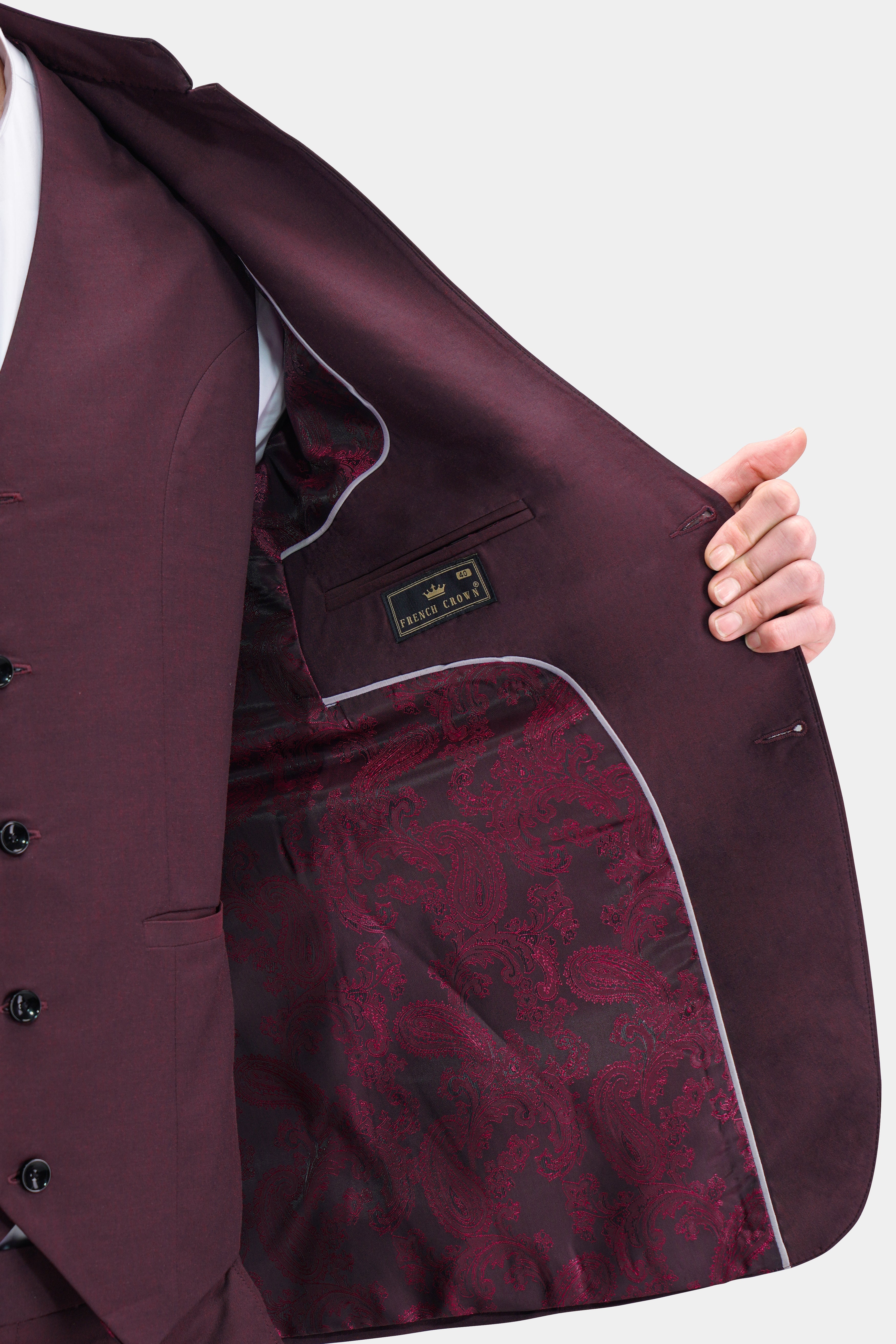 Matterhorn Maroon Wool Rich Designer Suit ST2755-BG-D172-36,ST2755-BG-D172-38,ST2755-BG-D172-40,ST2755-BG-D172-42,ST2755-BG-D172-44,ST2755-BG-D172-46,ST2755-BG-D172-48,ST2755-BG-D172-50,ST2755-BG-D172-52,ST2755-BG-D172-54,ST2755-BG-D172-56,ST2755-BG-D172-58,ST2755-BG-D172-60