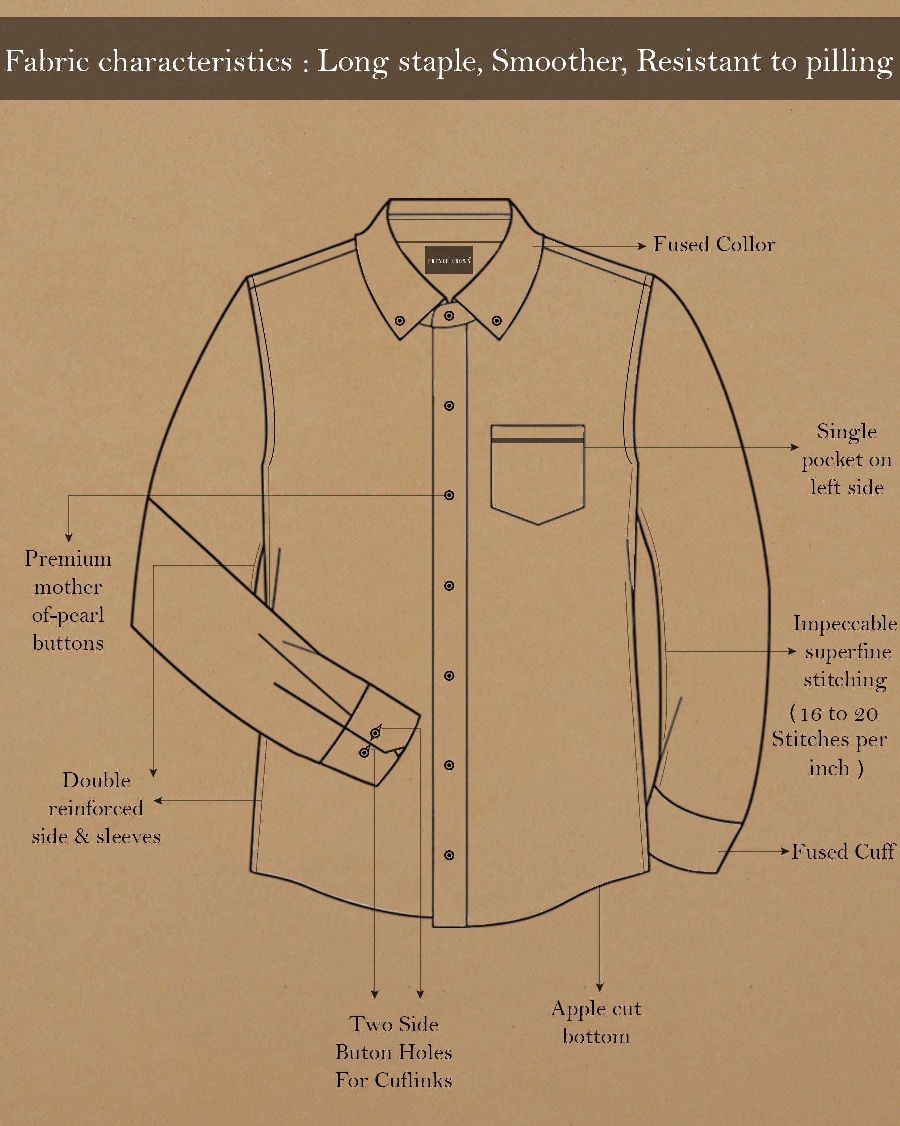 Burgundy Windowpane Premium Cotton Shirt
