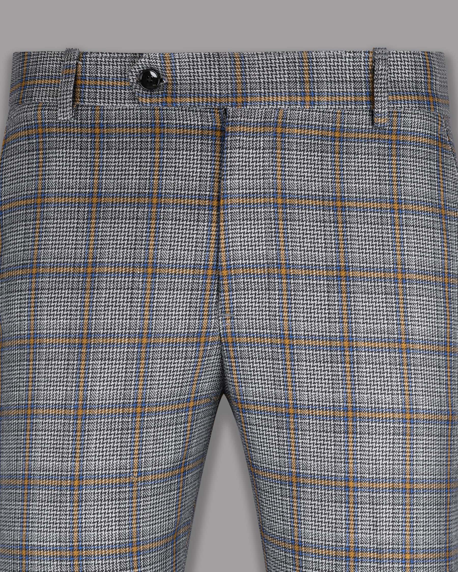 Chantelle Grey Multi-Color Wool Rich Pant T1122-36, T1122-38, T1122-42, T1122-28, T1122-30, T1122-40, T1122-44, T1122-32, T1122-34