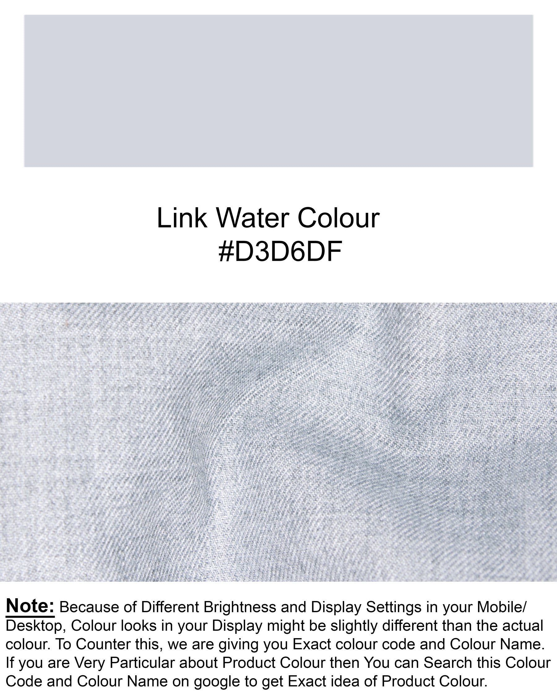 Link Water Grey Wool Rich Pant