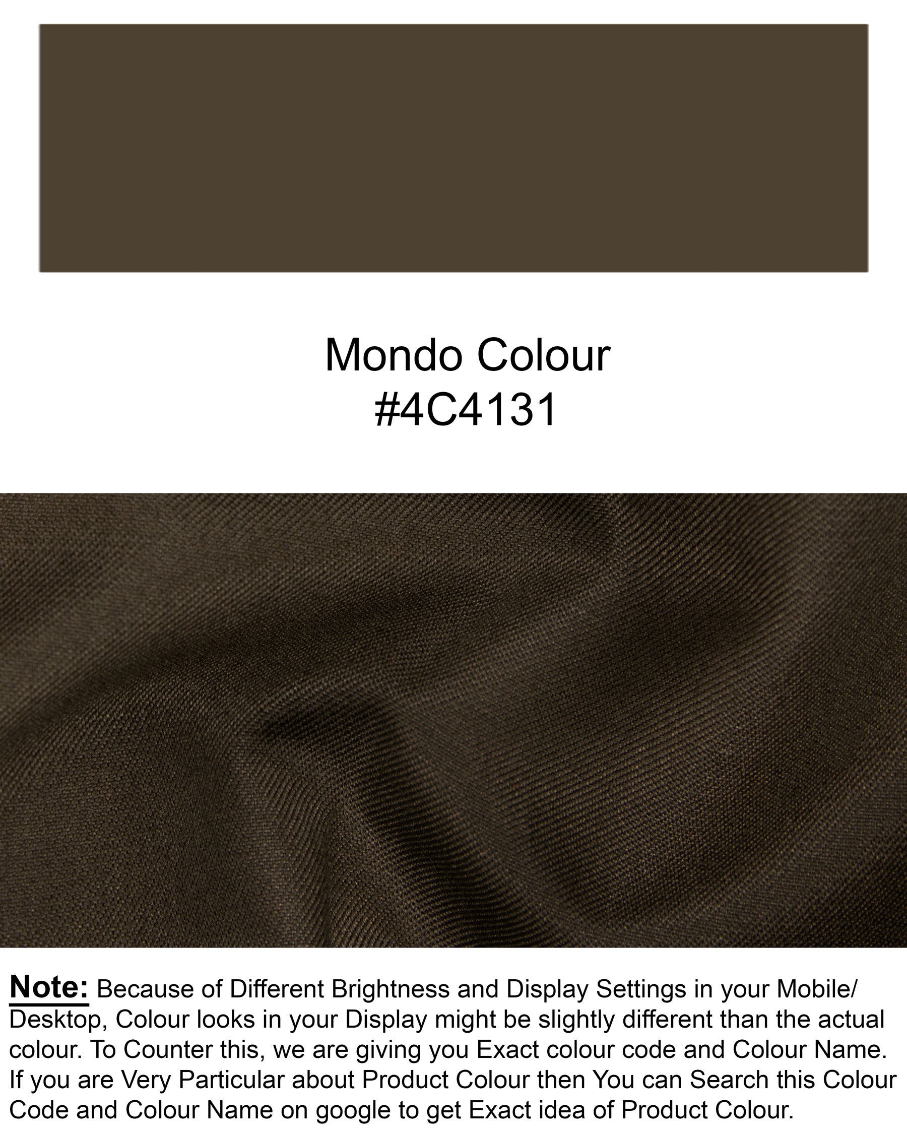 Mondo Brown Premium Cotton Pant