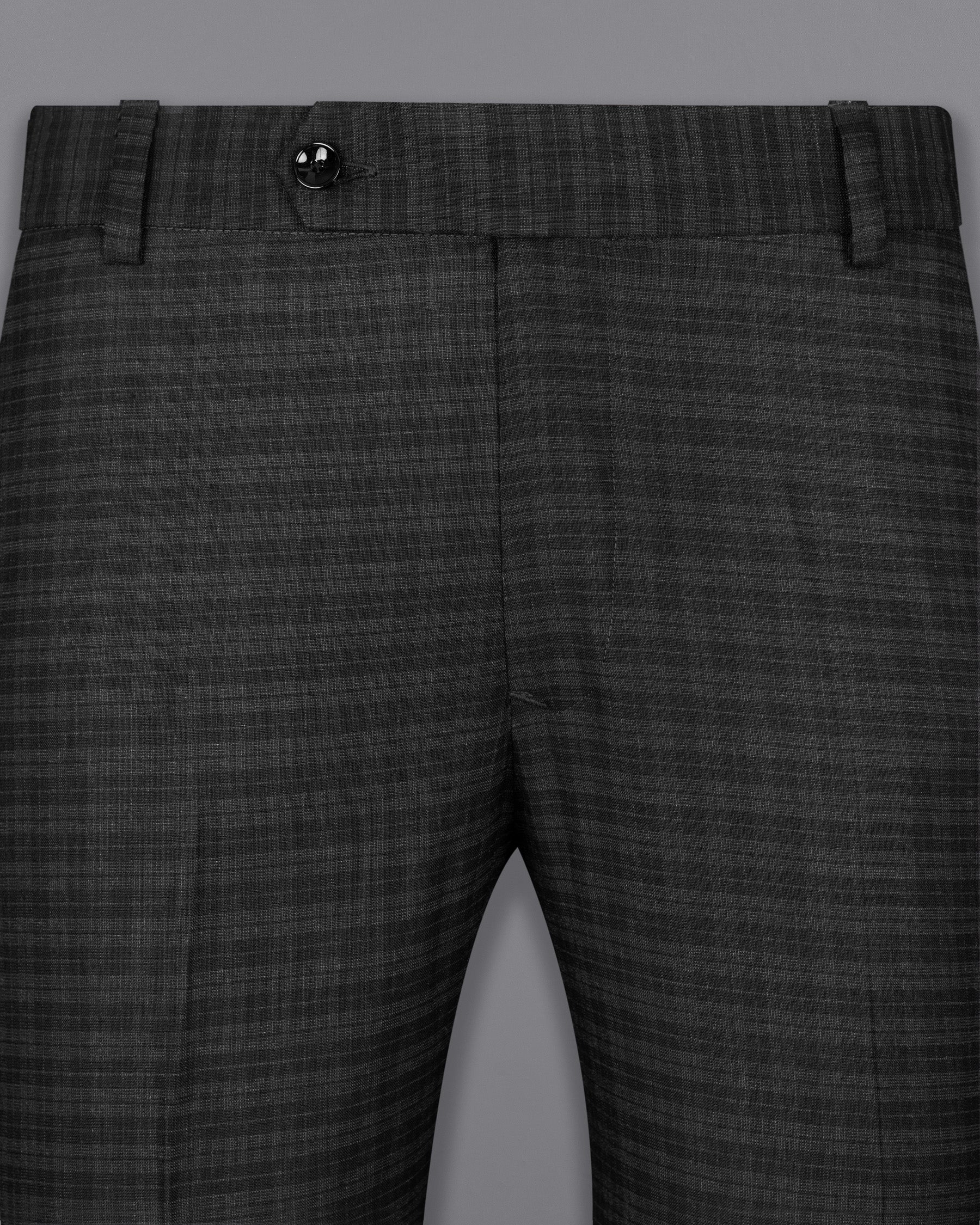 Mine Shaft Black Wool Rich Pant