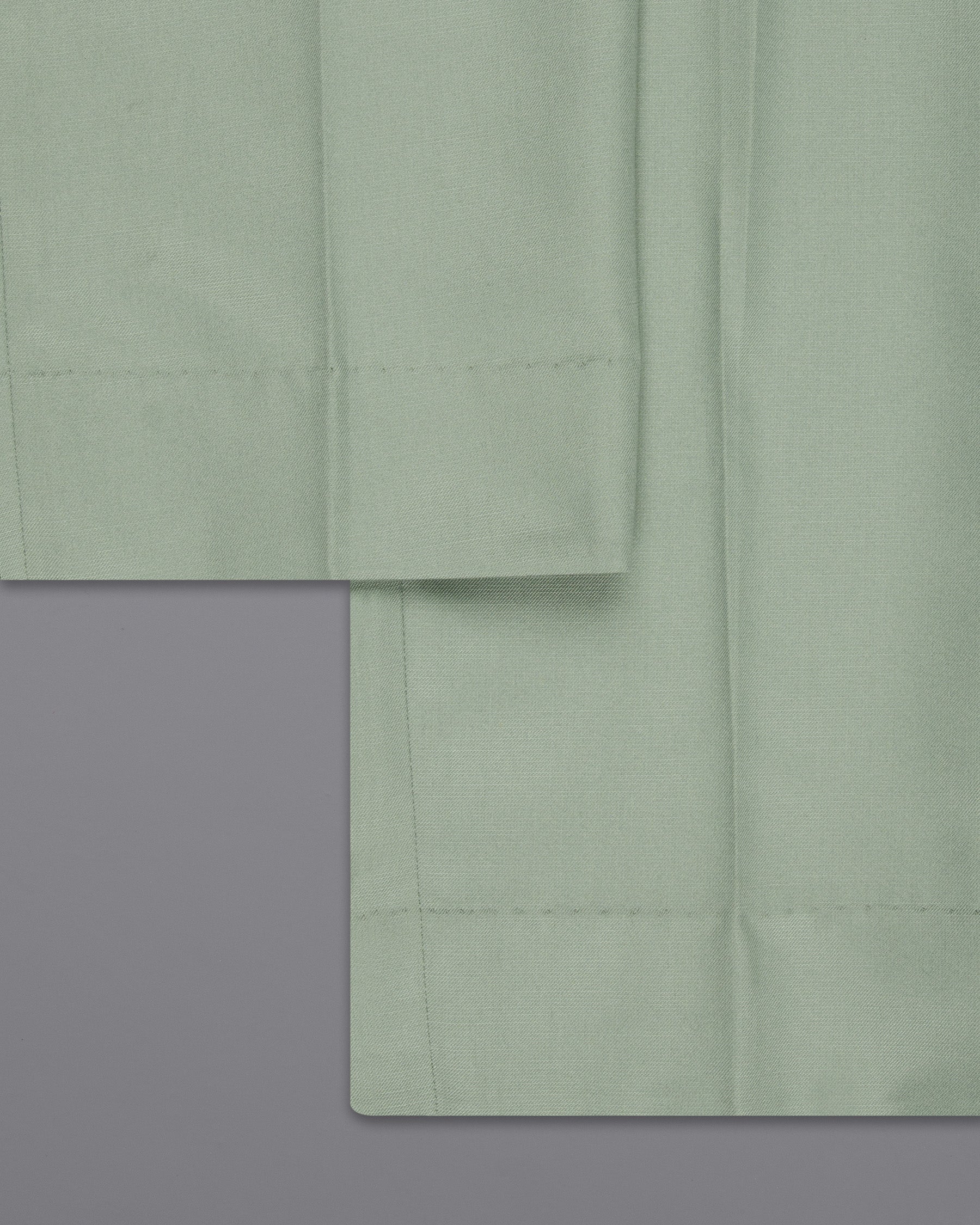 Clay Ash Green Wool Rich Pant