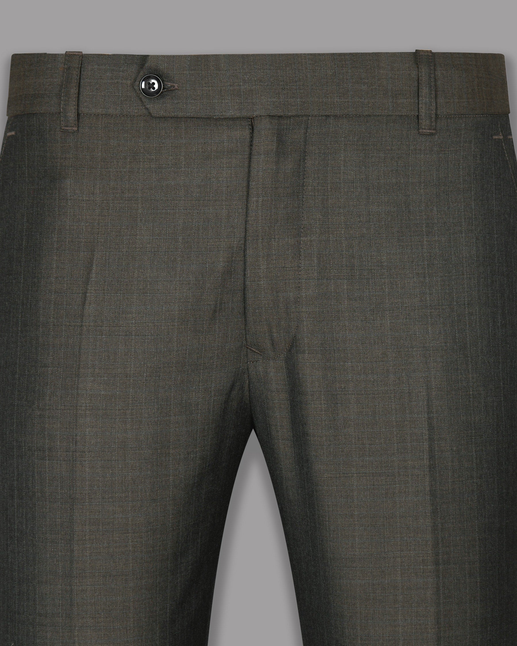 Tundora Brown Subtle Checked Pant T1034-44, T1034-32, T1034-36, T1034-40, T1034-38, T1034-28, T1034-30, T1034-34, T1034-42