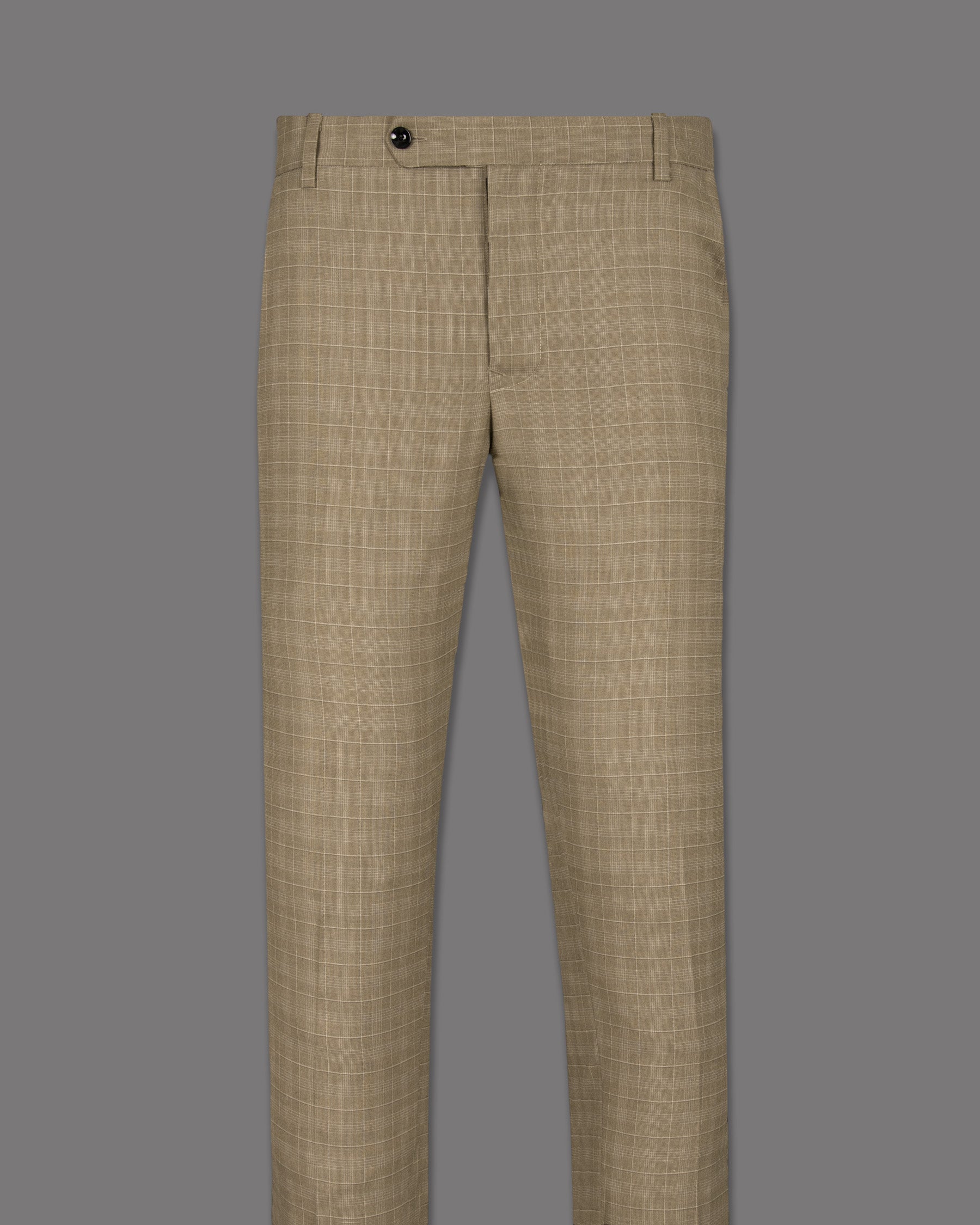 Arrowtown Brown Plaid Pant