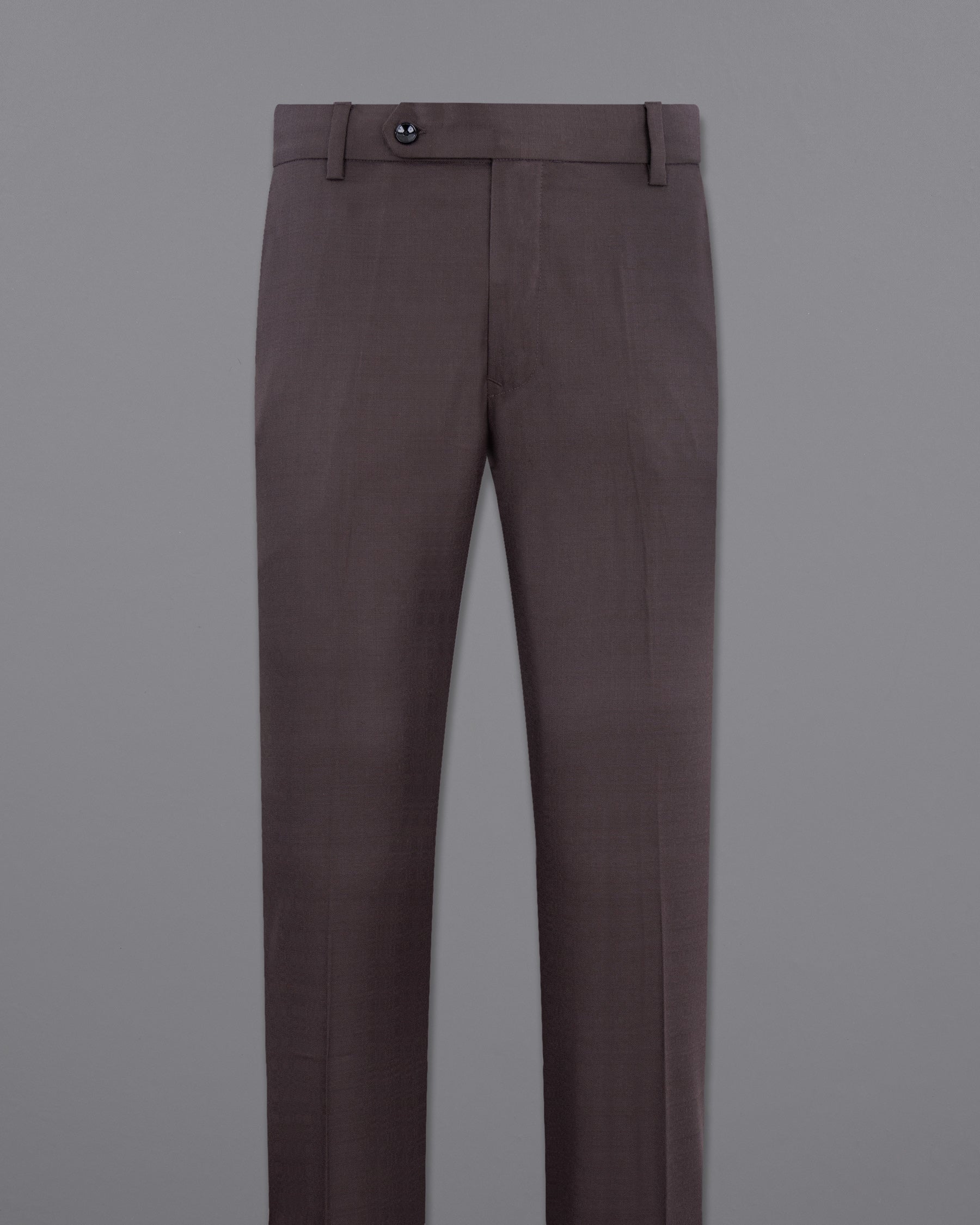 Voodoo Purple Subtle Checked Wool Rich Pant