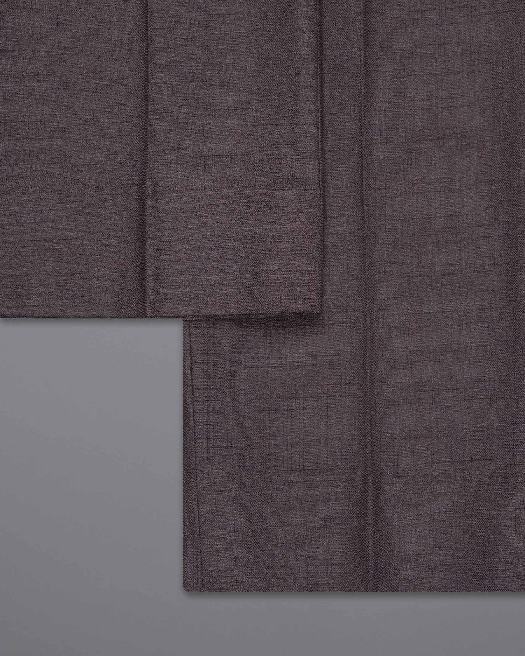 Voodoo Purple Subtle Checked Wool Rich Pant