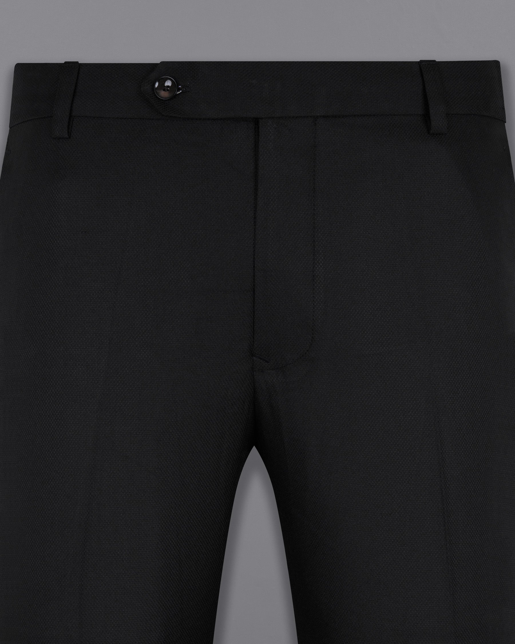 Jade Black Diamond textured Wool Rich Pant T1456-28, T1456-30, T1456-32, T1456-34, T1456-36, T1456-38, T1456-40, T1456-42, T1456-44