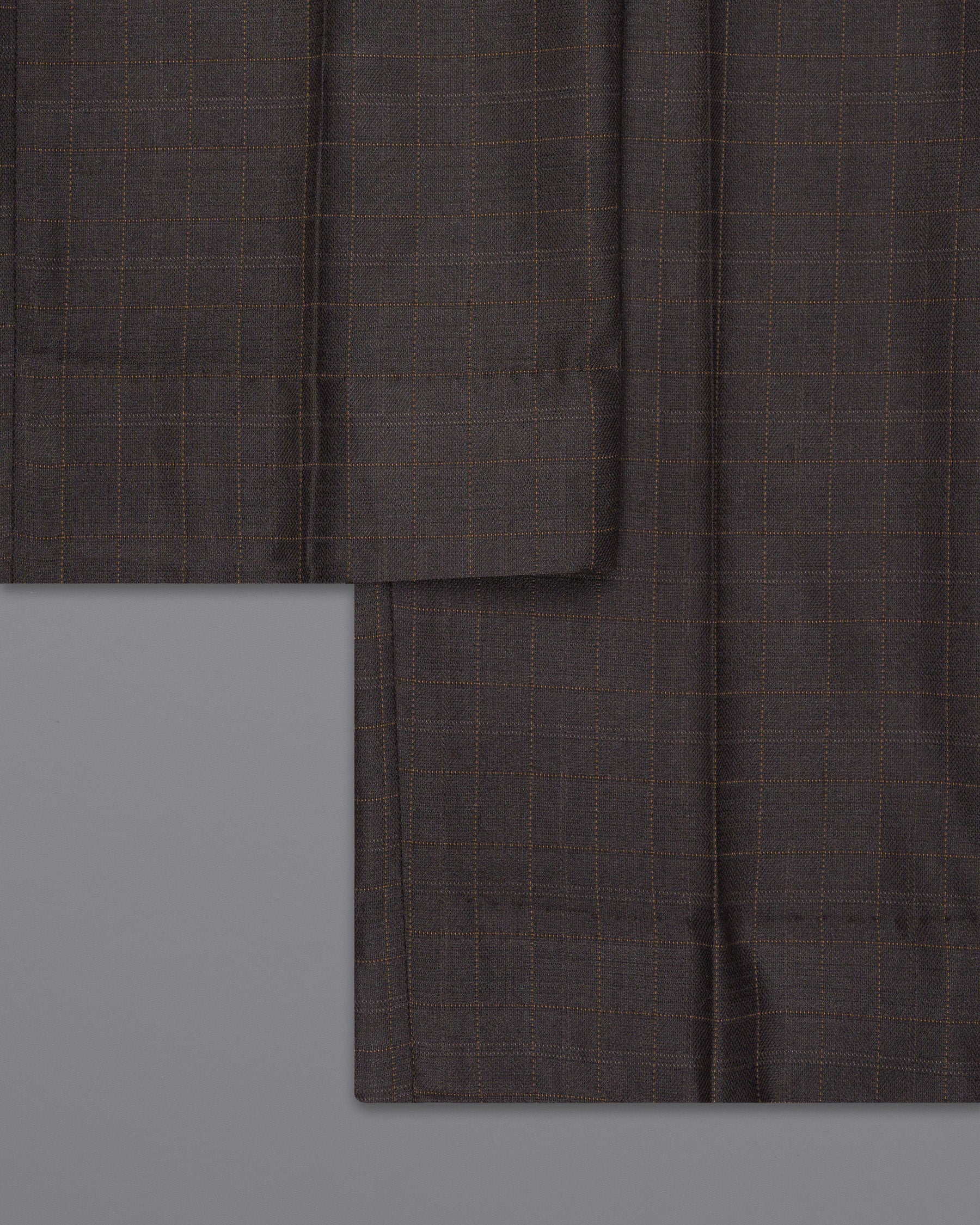 Brown Plaid Wool Rich Pant T1465-28, T1465-30, T1465-32, T1465-34, T1465-36, T1465-38, T1465-40, T1465-42, T1465-44