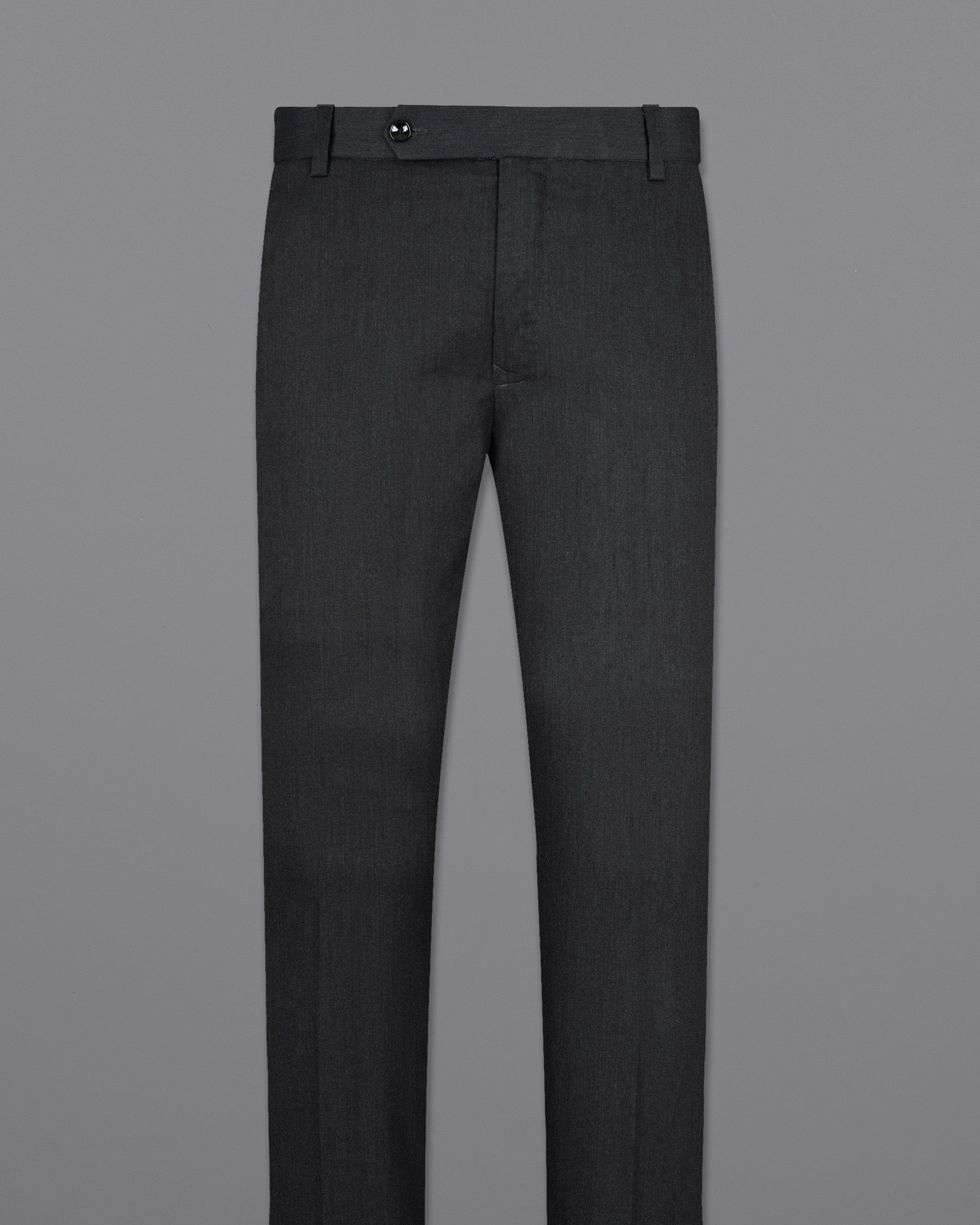 Ebony Grey Wool Rich Pant T1491-28, T1491-30, T1491-32, T1491-34, T1491-36, T1491-38, T1491-40, T1491-42, T1491-44