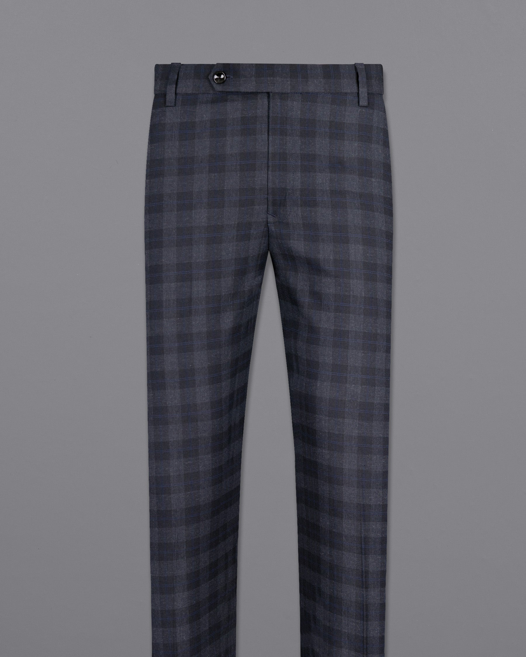 Bastille Grey Plaid Wool Rich Pant T1498-28, T1498-30, T1498-32, T1498-34, T1498-36, T1498-38, T1498-40, T1498-42, T1498-44