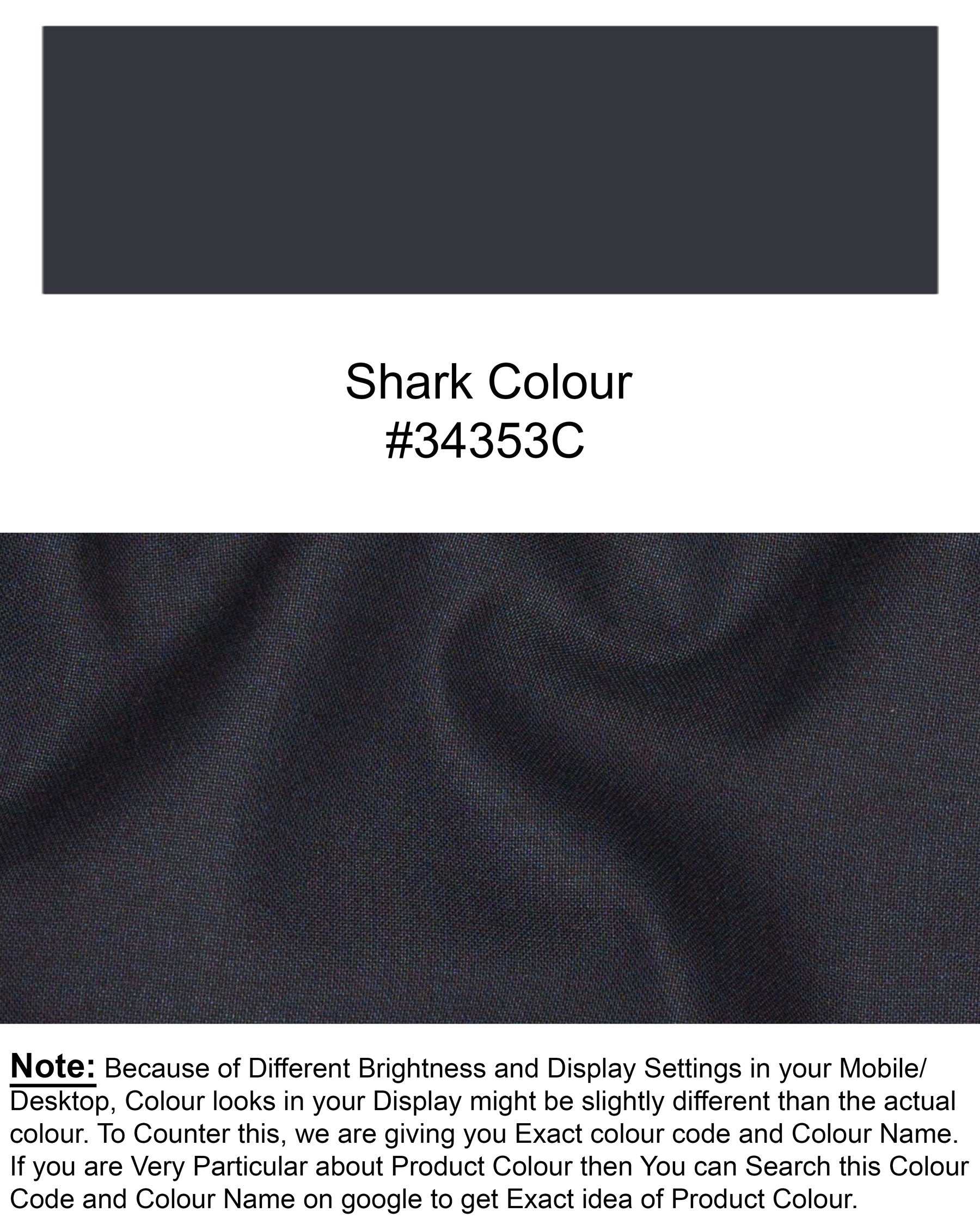 Shark Black Woolrich Pant T1518-28, T1518-30, T1518-32, T1518-34, T1518-36, T1518-38, T1518-40, T1518-42, T1518-44