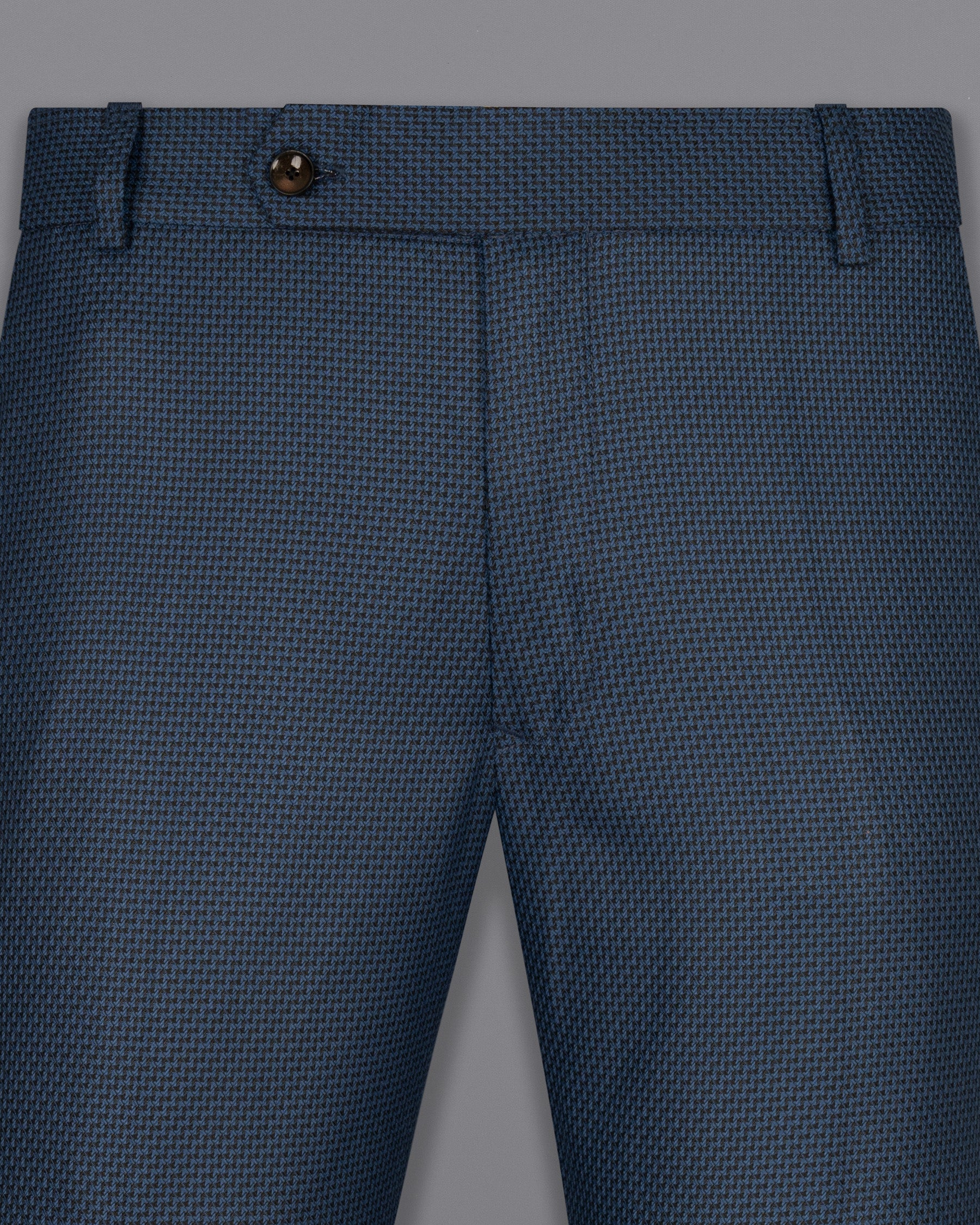 Port Gore Blue Wool Rich Pant
