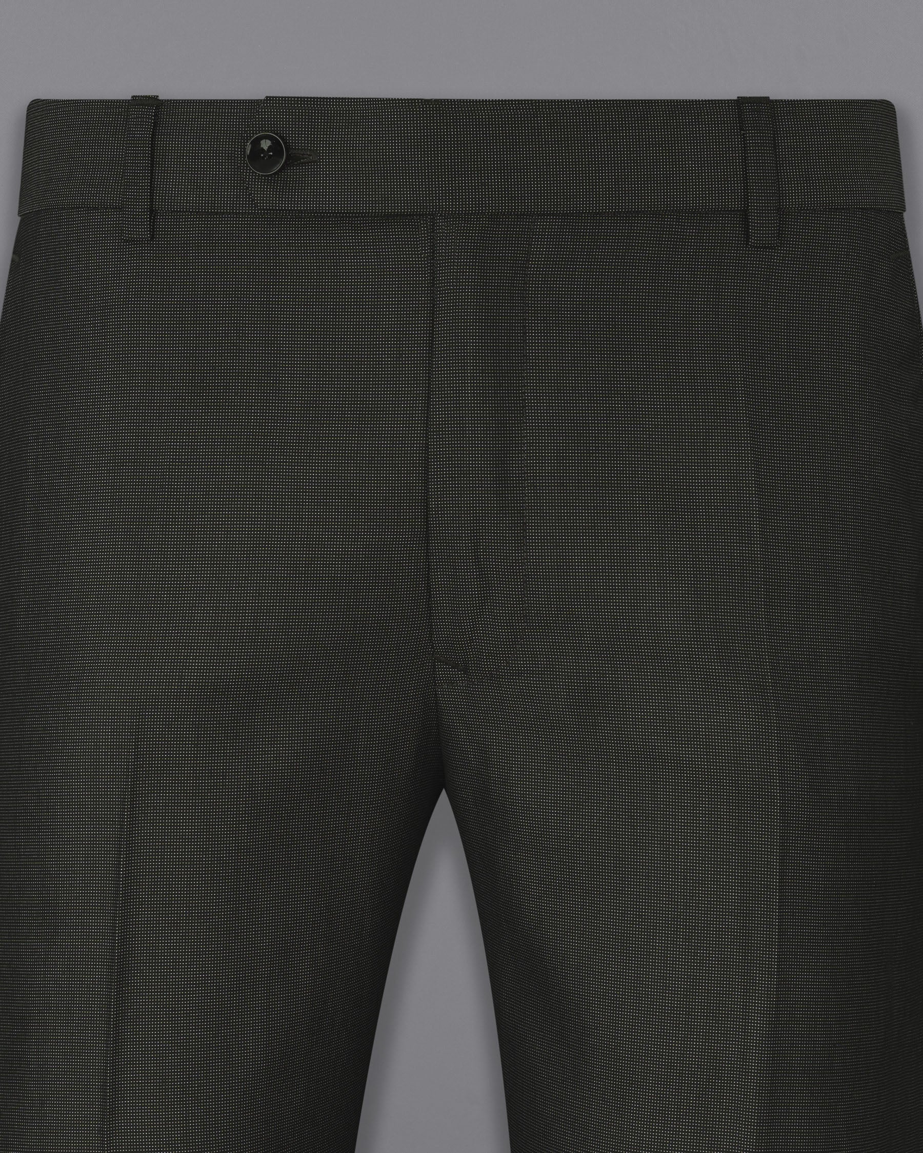 Baltic Sea Black Textured Pant