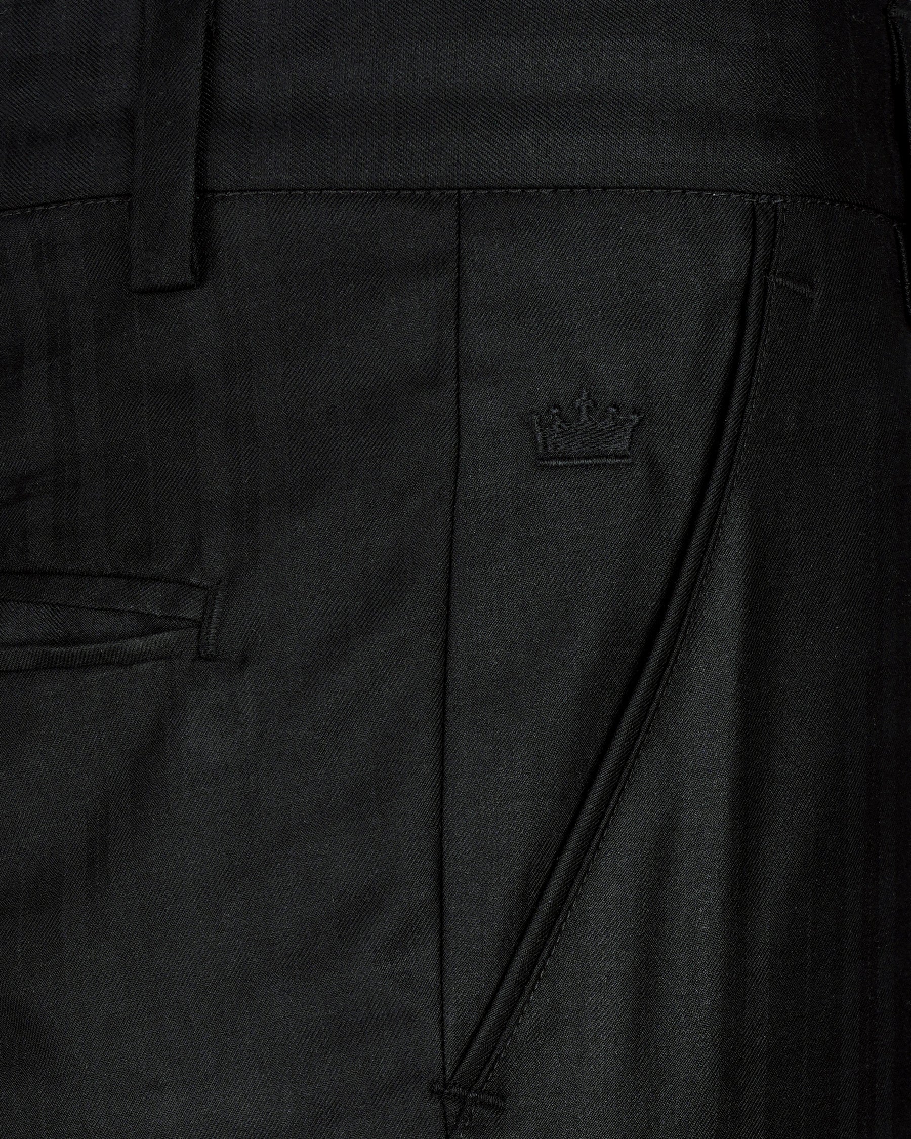 Jade Black Plaid Pant T1883-28, T1883-30, T1883-32, T1883-34, T1883-36, T1883-38, T1883-40, T1883-42, T1883-44