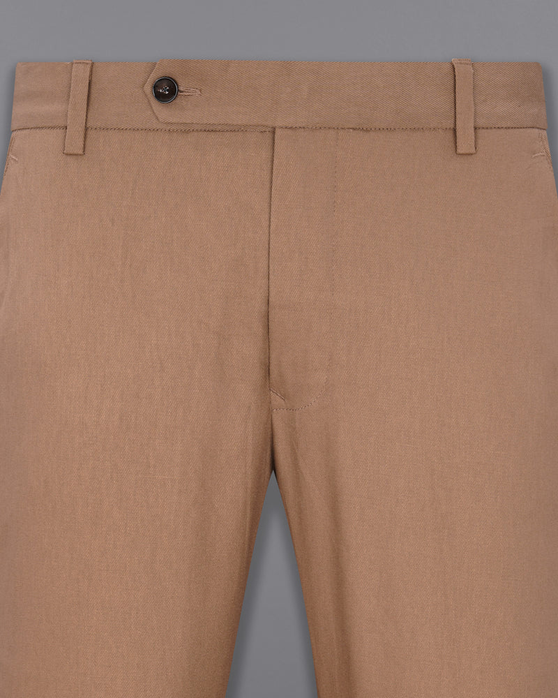 Dark Chestnut Brown Solid Pant T1904-28, T1904-30, T1904-32, T1904-34, T1904-36, T1904-38, T1904-40, T1904-42, T1904-44
