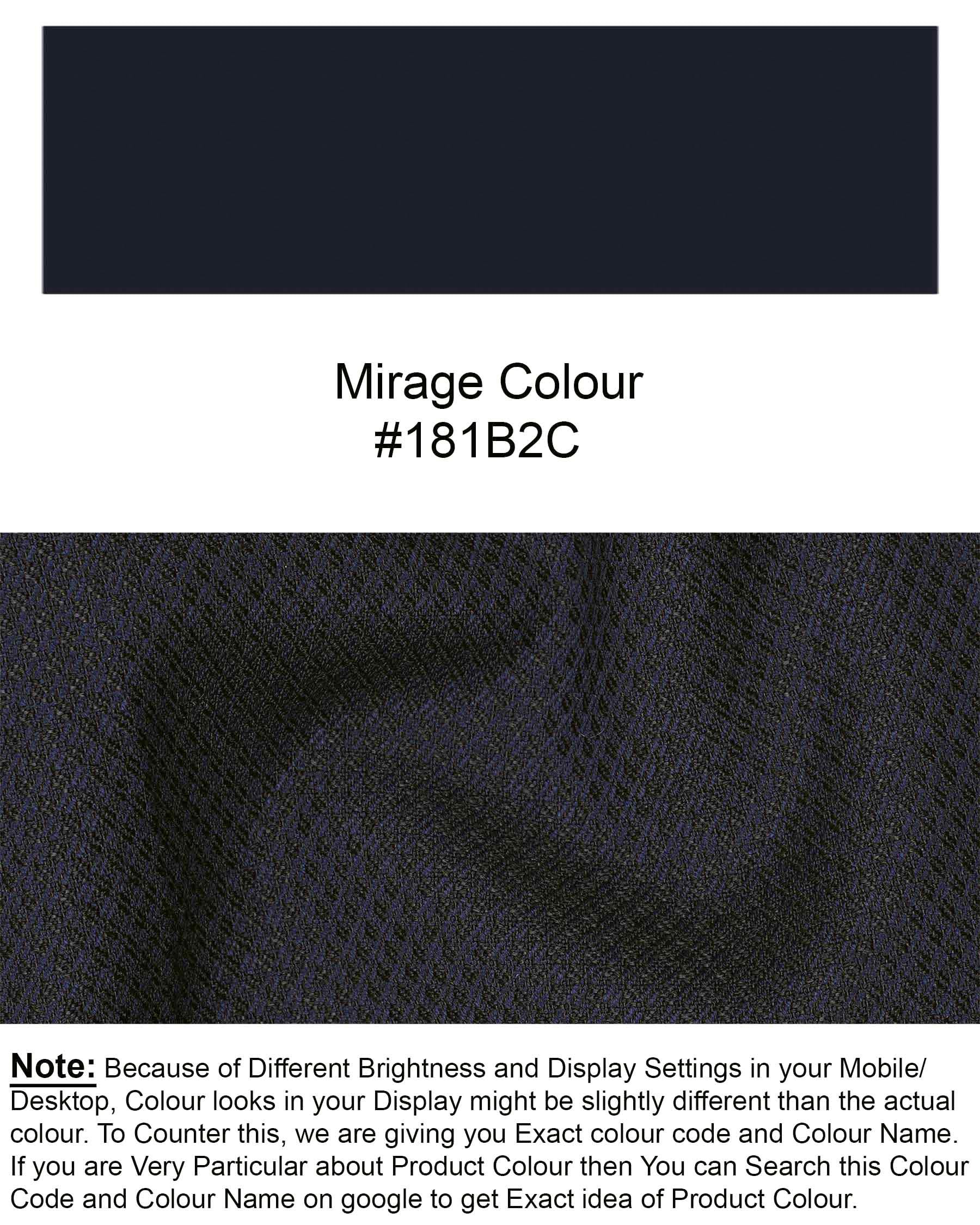 Mirage Blue Diamond Textured Pant T1911-28, T1911-30, T1911-32, T1911-34, T1911-36, T1911-38, T1911-40, T1911-42, T1911-44