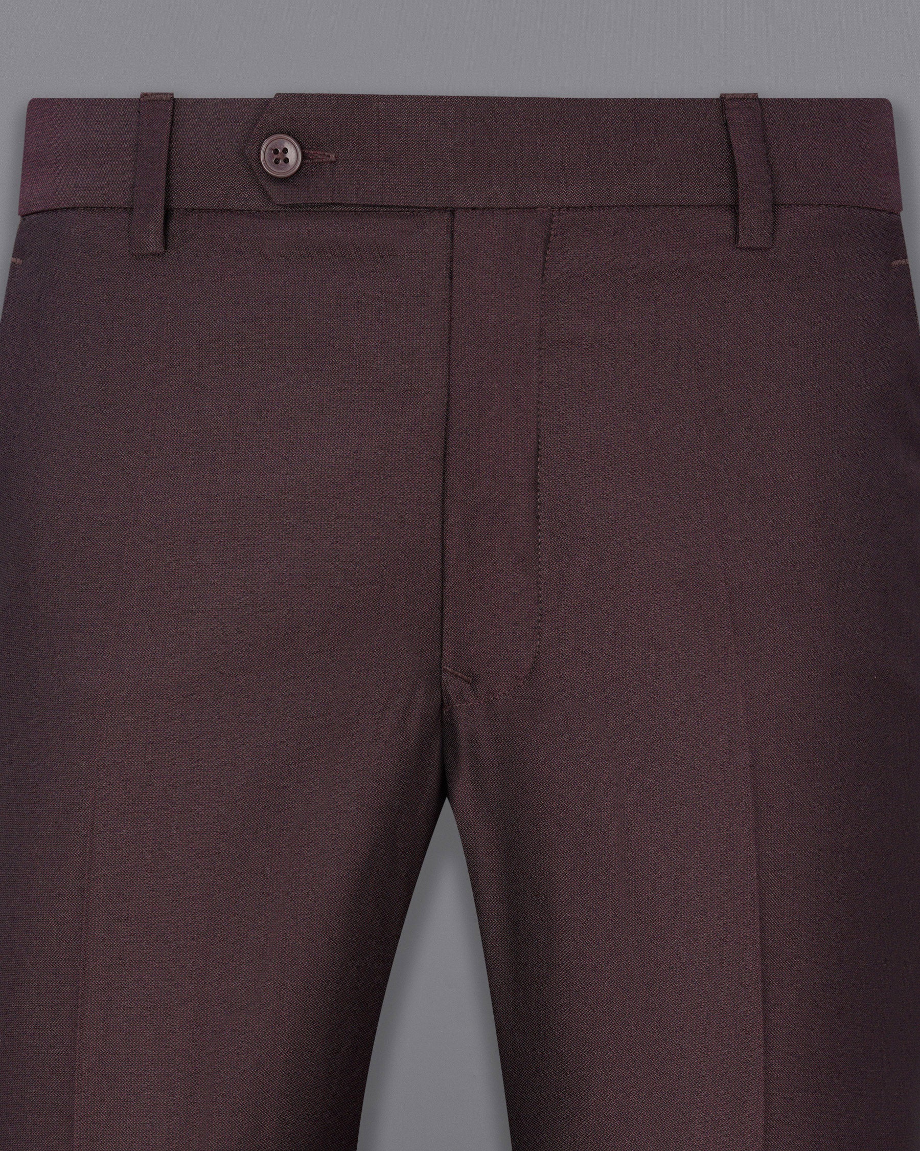 Bistre Wine Solid Pant T1937-28, T1937-30, T1937-32, T1937-34, T1937-36, T1937-38, T1937-40, T1937-42, T1937-44