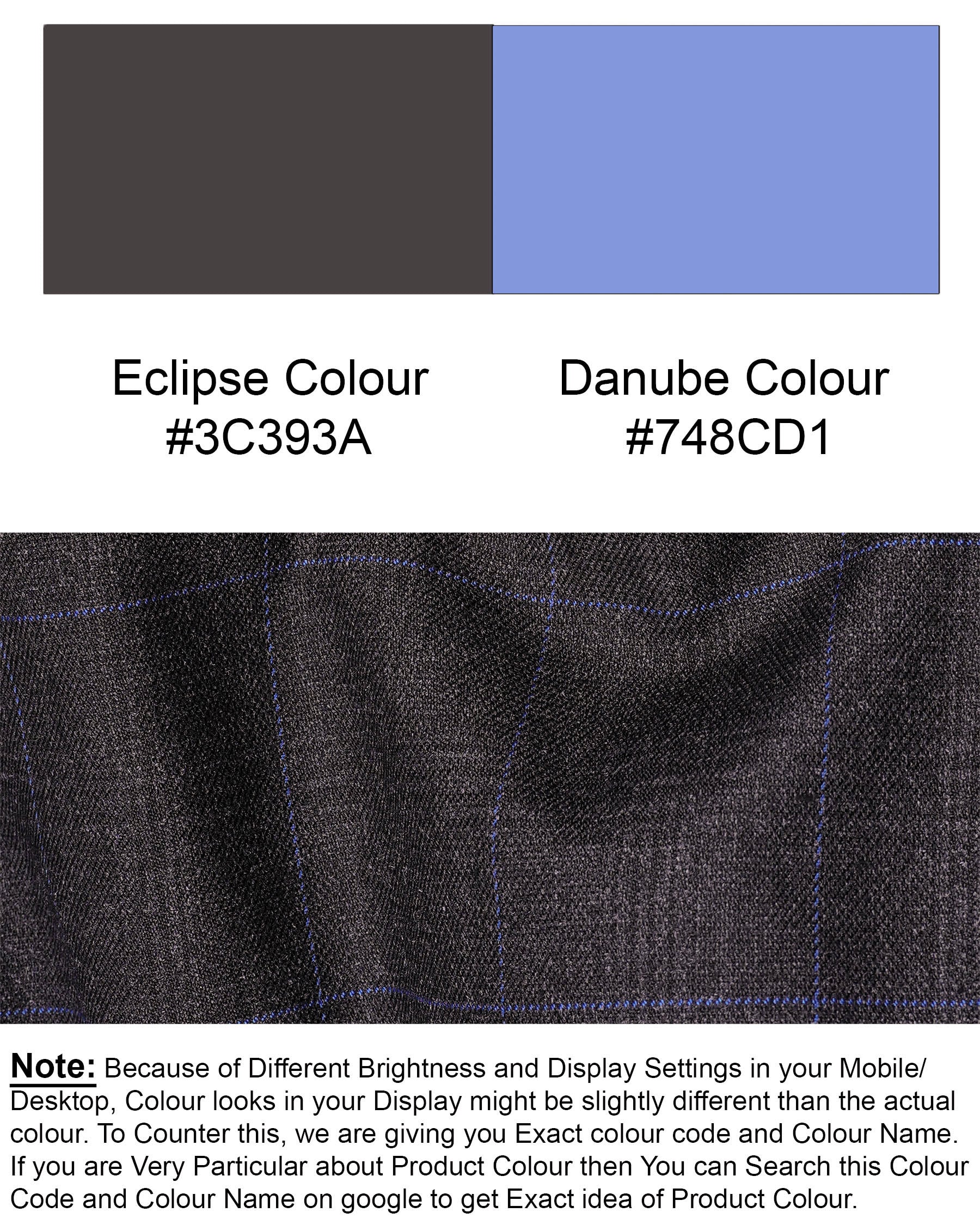Eclipse Gray Plaid Pant T1954-28, T1954-30, T1954-32, T1954-34, T1954-36, T1954-38, T1954-40, T1954-42, T1954-44