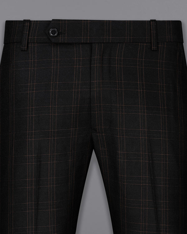 Jaguar Black Plaid Pant T1995-28, T1995-30, T1995-32, T1995-34, T1995-36, T1995-38, T1995-40, T1995-42, T1995-44