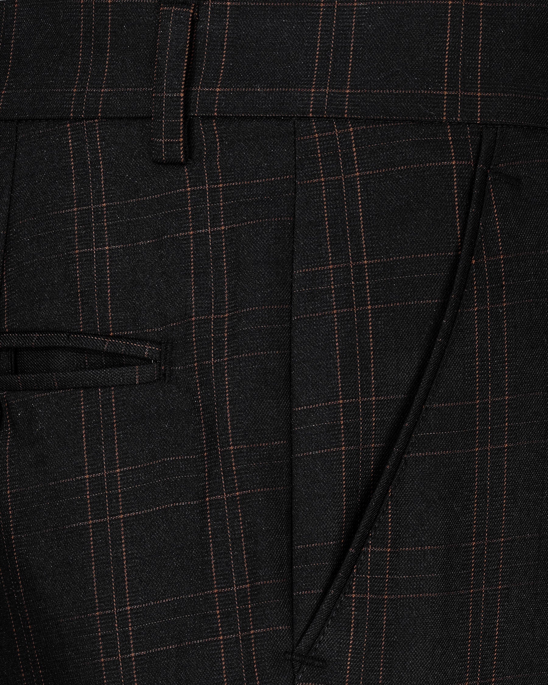 Jaguar Black Plaid Pant T1995-28, T1995-30, T1995-32, T1995-34, T1995-36, T1995-38, T1995-40, T1995-42, T1995-44
