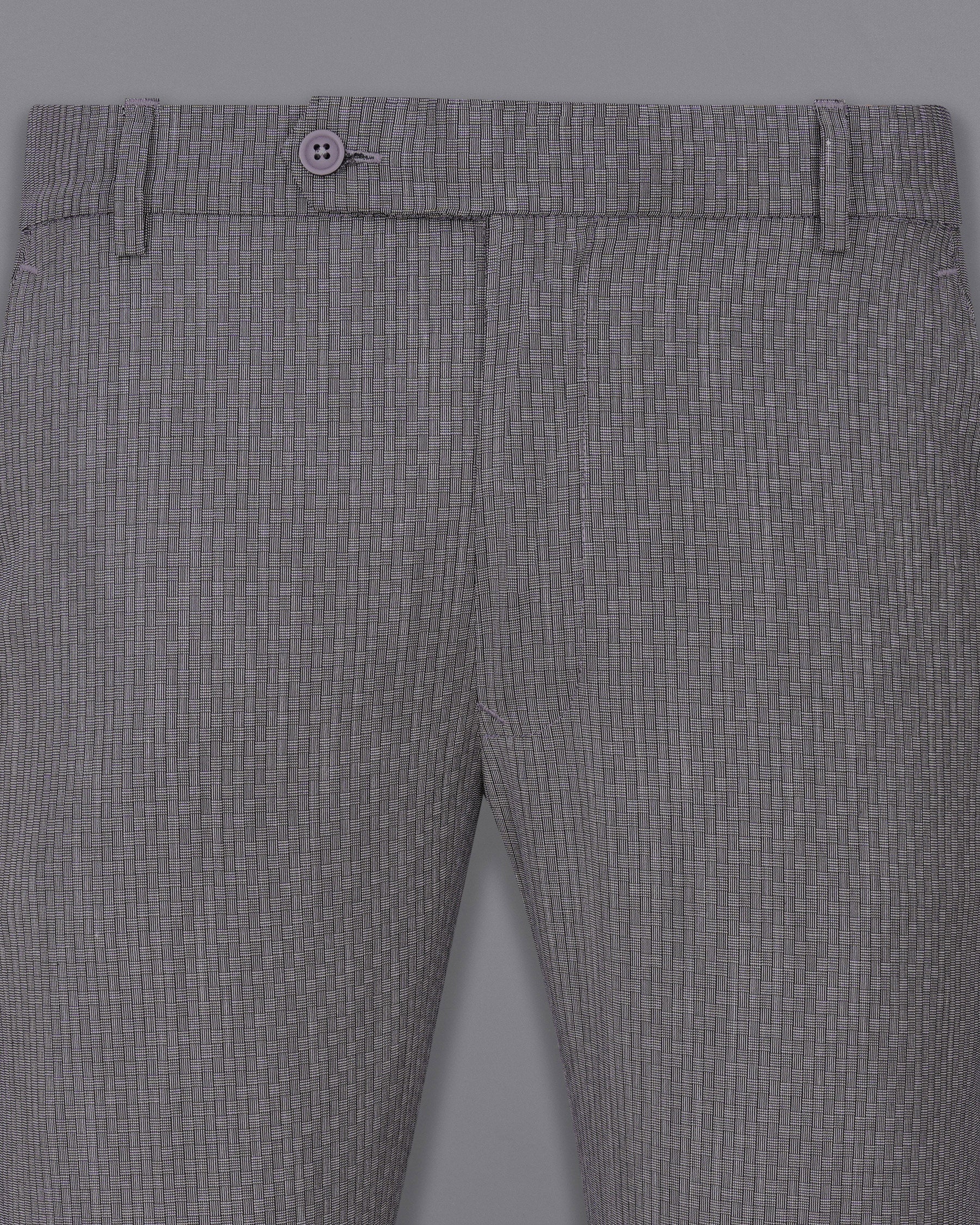 Mobster Gray Textured Pant T2002-28, T2002-30, T2002-32, T2002-34, T2002-36, T2002-38, T2002-40, T2002-42, T2002-44