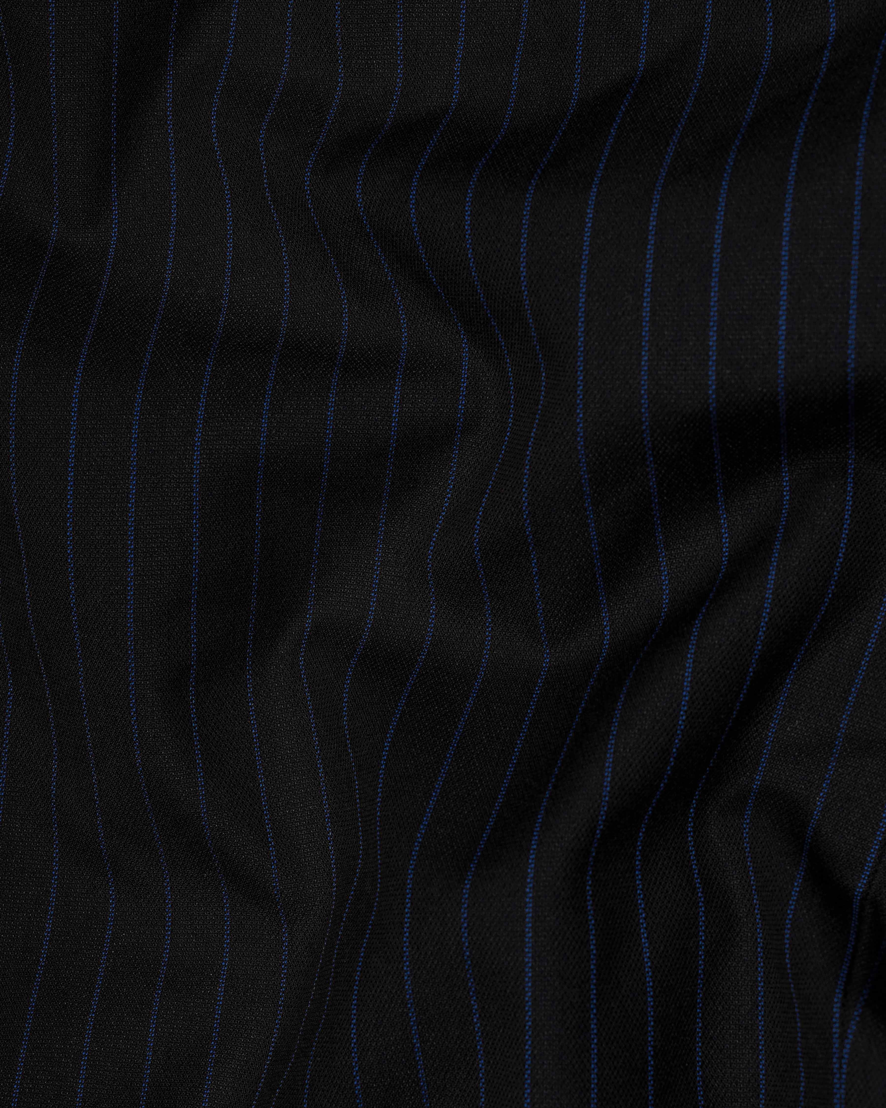 Jade Black with Cloud Burst Blue Striped Pant T2059-28, T2059-30, T2059-32, T2059-34, T2059-36, T2059-38, T2059-40, T2059-42, T2059-44