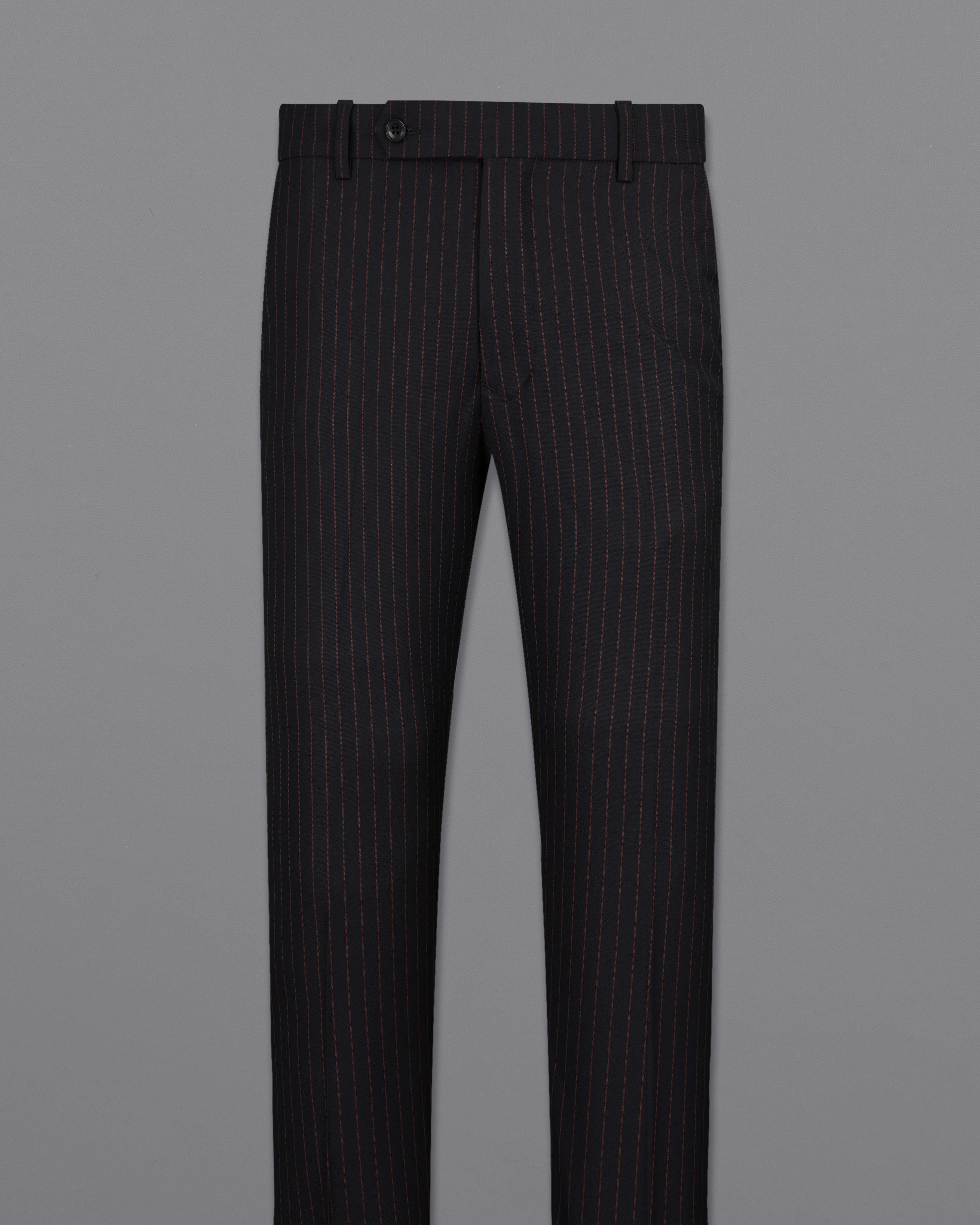 Jade Black with Light Taupe Brown Pant T2061-28, T2061-30, T2061-32, T2061-34, T2061-36, T2061-38, T2061-40, T2061-42, T2061-44