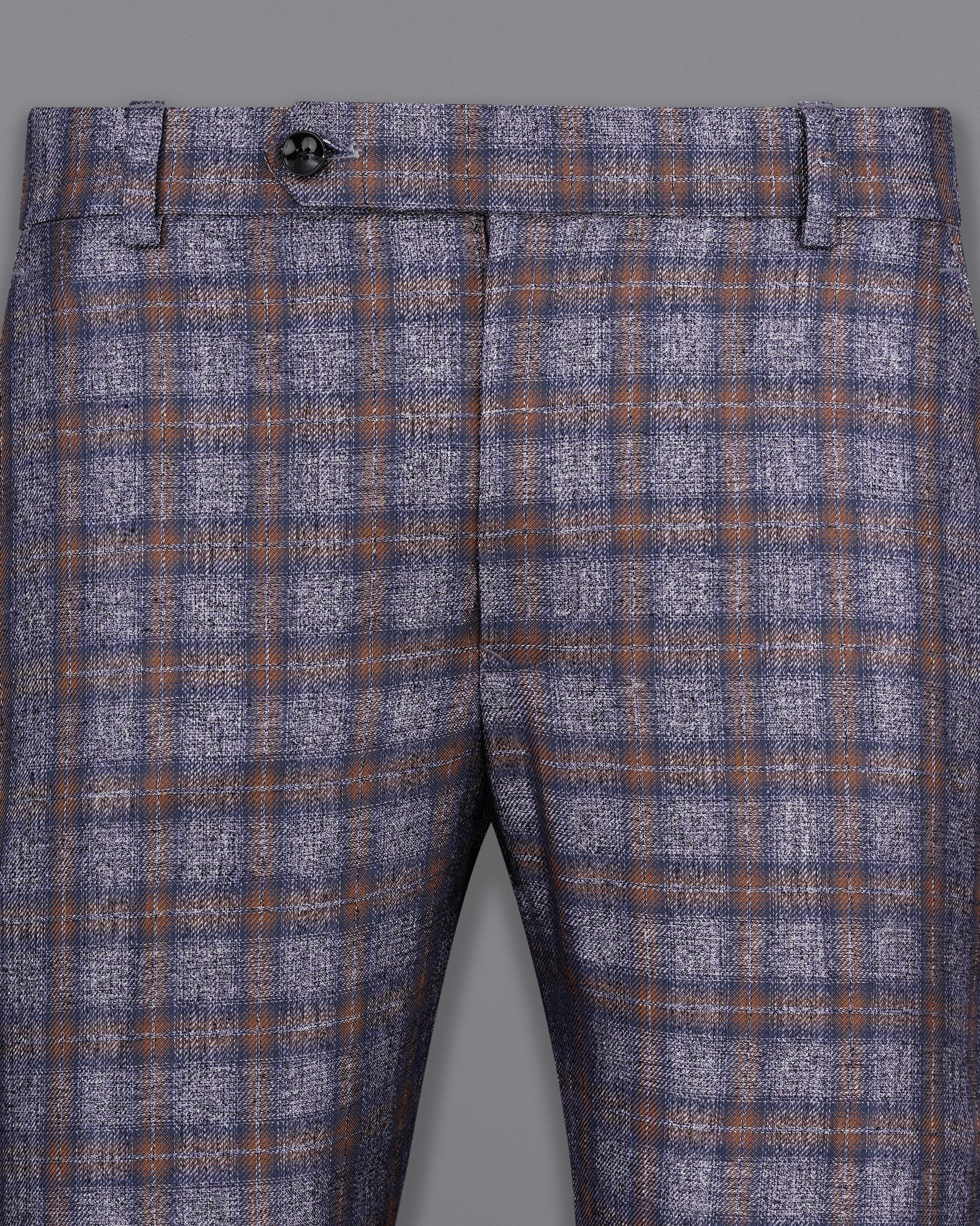 Martini Gray with Potters Brown Plaid Pant T2147-28, T2147-30, T2147-32, T2147-34, T2147-36, T2147-38, T2147-40, T2147-42, T2147-44