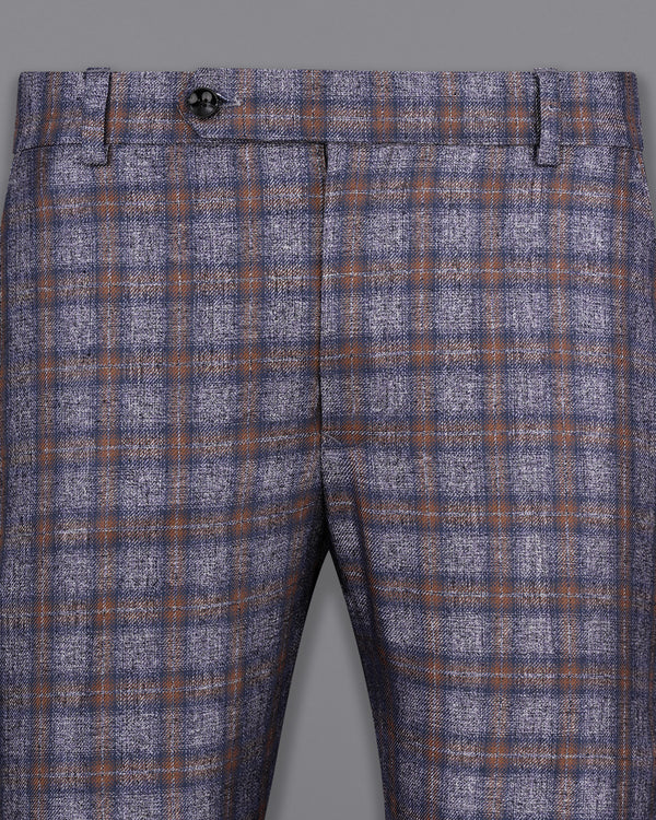 Martini Gray with Potters Brown Plaid Pant T2147-28, T2147-30, T2147-32, T2147-34, T2147-36, T2147-38, T2147-40, T2147-42, T2147-44