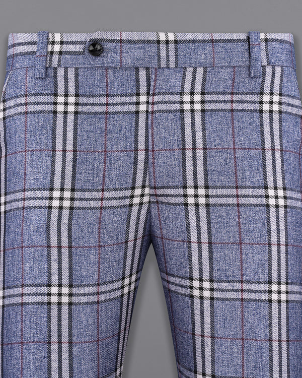 Fiord Blue Plaid Pant T2154-28, T2154-30, T2154-32, T2154-34, T2154-36, T2154-38, T2154-40, T2154-42, T2154-44