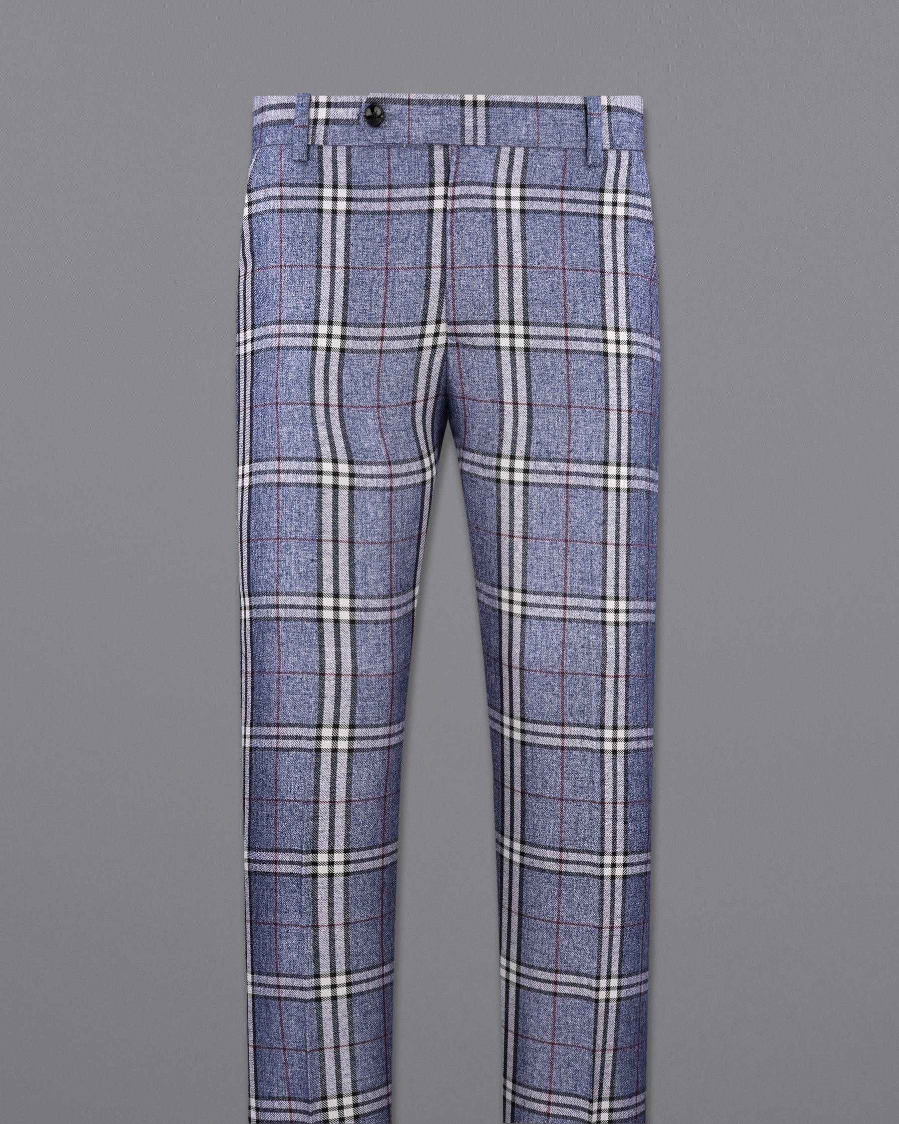 Fiord Blue Plaid Pant T2154-28, T2154-30, T2154-32, T2154-34, T2154-36, T2154-38, T2154-40, T2154-42, T2154-44