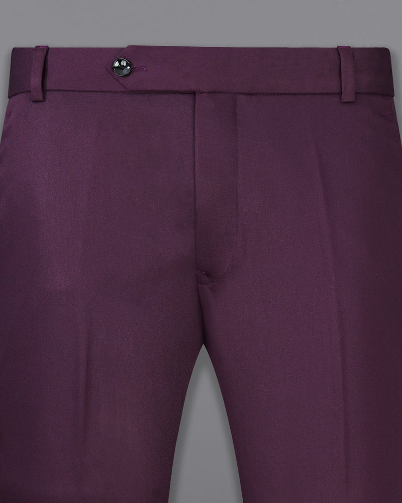 Thunder Maroon Premium Cotton Pant T2365-28, T2365-30, T2365-32, T2365-34, T2365-36, T2365-38, T2365-40, T2365-42, T2365-44