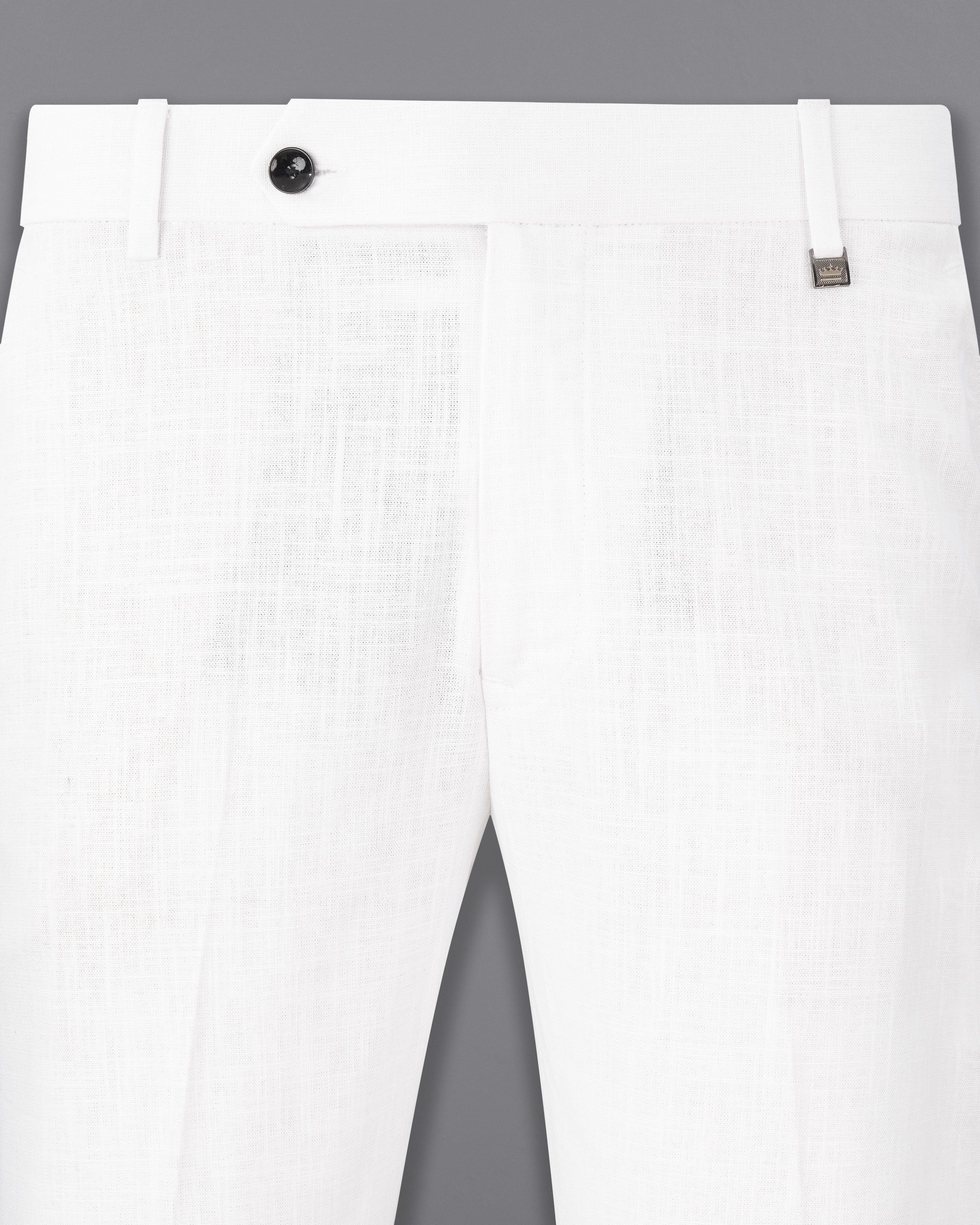 Bright White Luxurious Linen Pant T2544-28, T2544-30, T2544-32, T2544-34, T2544-36, T2544-38, T2544-40, T2544-42, T2544-44