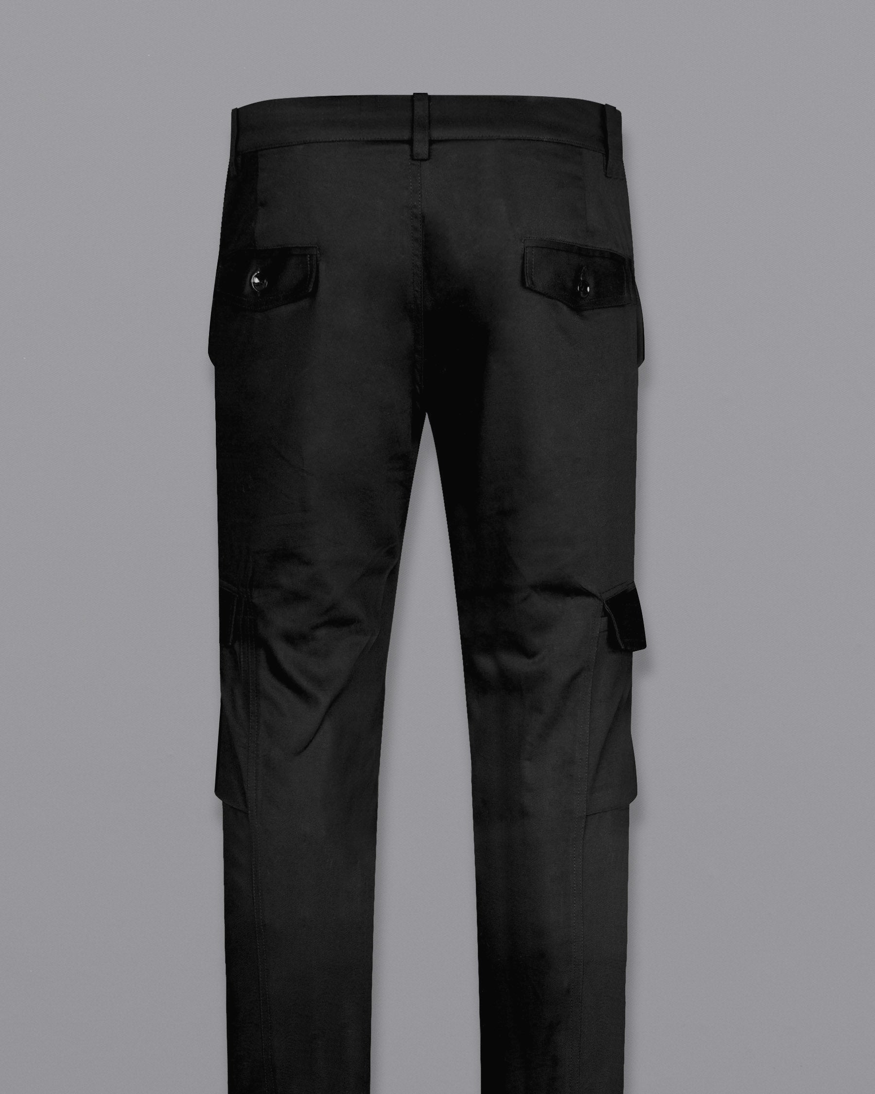 Jade Black Super Soft Premium Cotton Cargo Pant T900-CRG-28, T900-CRG-30, T900-CRG-32, T900-CRG-34, T900-CRG-36, T900-CRG-38, T900-CRG-40, T900-CRG-42, T900-CRG-44