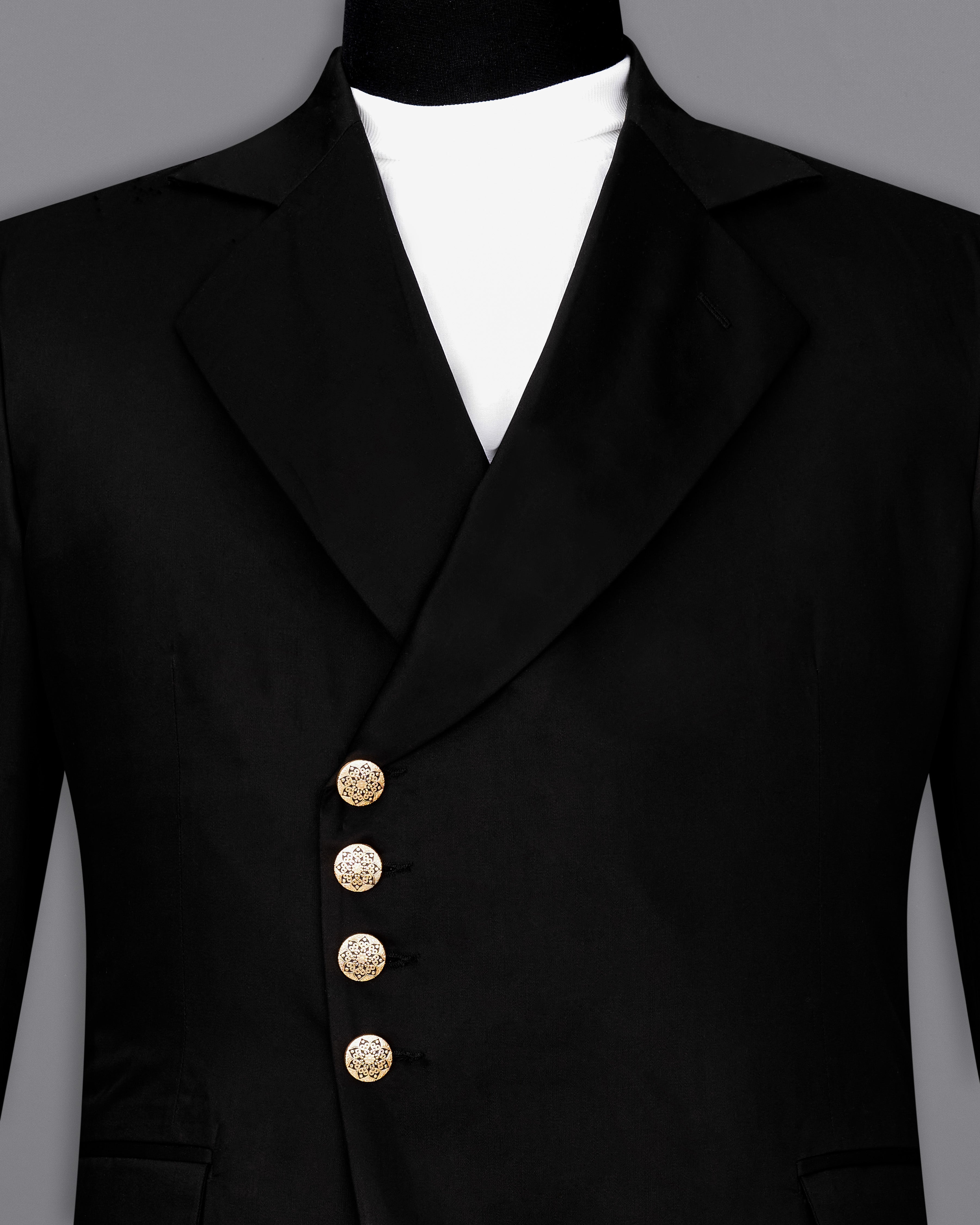 Jade Black Subtle Sheen Designer Trench Coat TCB2383-D242-36, TCB2383-D242-38, TCB2383-D242-40, TCB2383-D242-42, TCB2383-D242-44, TCB2383-D242-46, TCB2383-D242-48, TCB2383-D242-50, TCB2383-D242-52, TCB2383-D242-54, TCB2383-D242-56, TCB2383-D242-58, TCB2383-D242-60