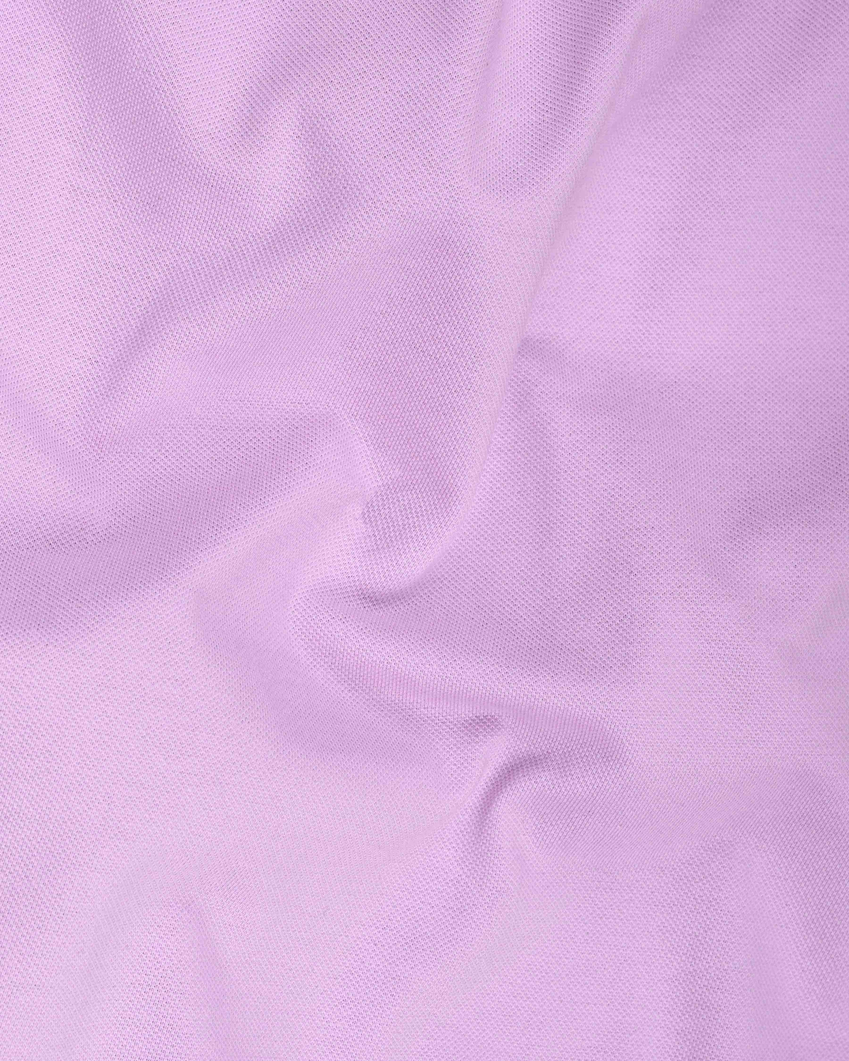 Plum Lilac Full Sleeves Premium Cotton Mercerised Pique Polo TS568-S, TS568-M, TS568-L, TS568-XL, TS568-XXL