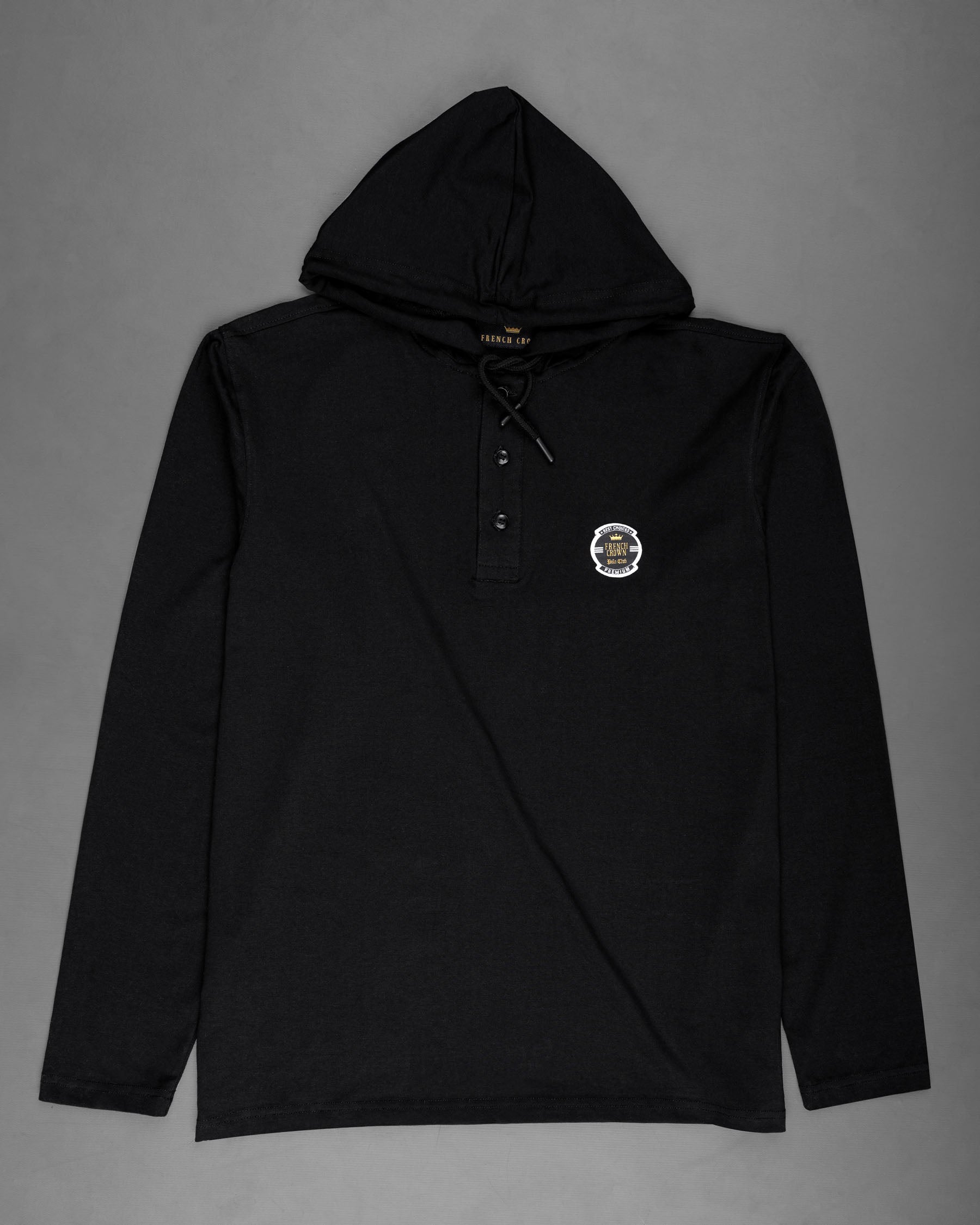Jade Black Lightweight Hoodie TS576-S, TS576-M, TS576-L, TS576-XL, TS576-XXL