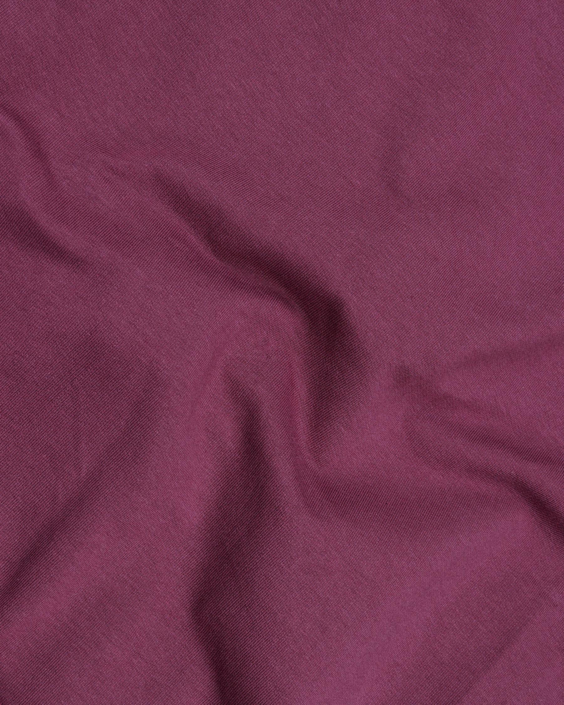 Camelot Wine with Bright White Patch Worked Sweatshirt TS585-S, TS585-M, TS585-L, TS585-XL, TS585-XXL