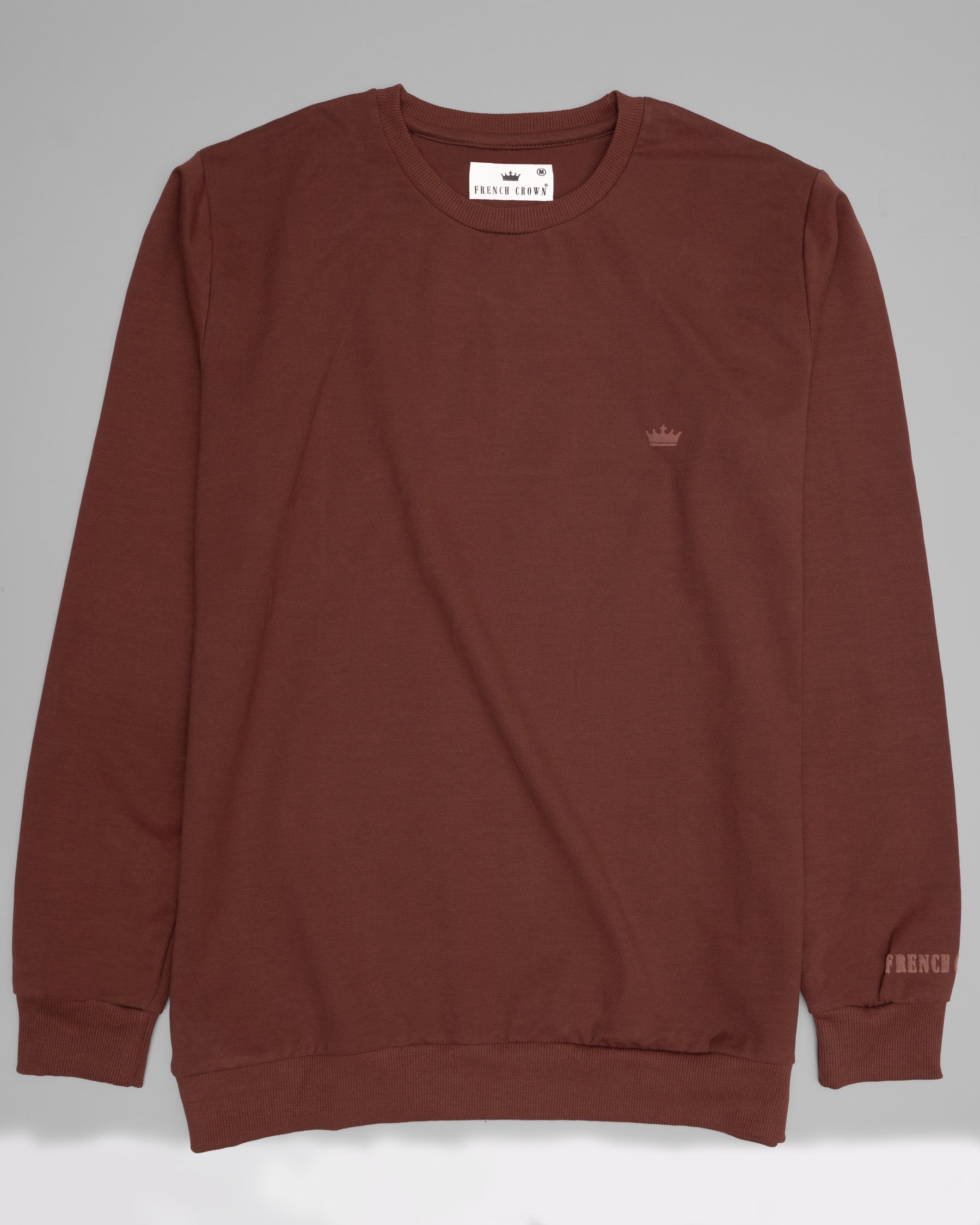 Syrup Brown Super Soft Premium Cotton Full Sleeve Sweatshirt TS058-S, TS058-M, TS058-L, TS058-XL, TS058-XXL