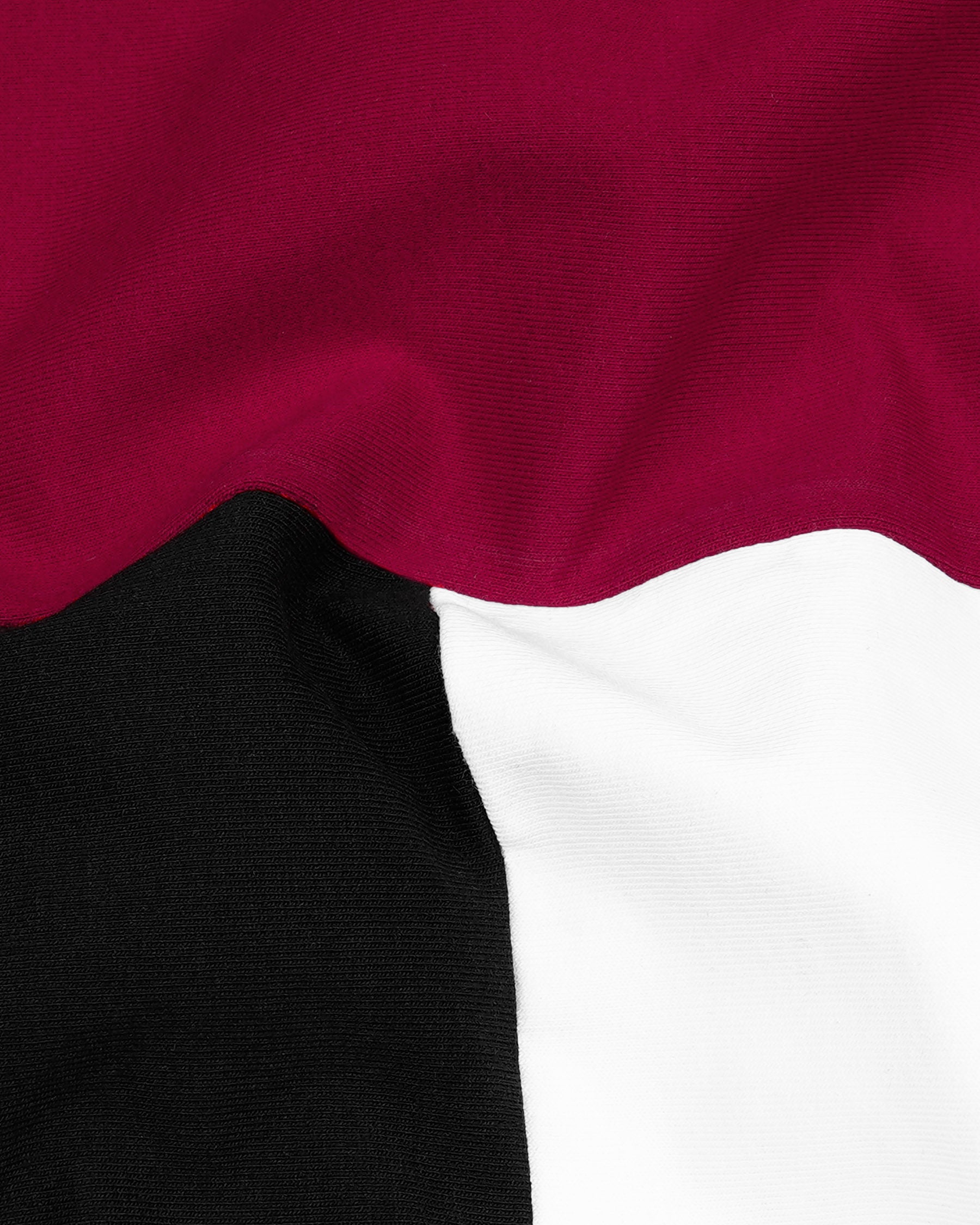 Jade Black with Bright White and Merlot Red Sweatshirt TS595-S, TS595-M, TS595-L, TS595-XL, TS595-XXL