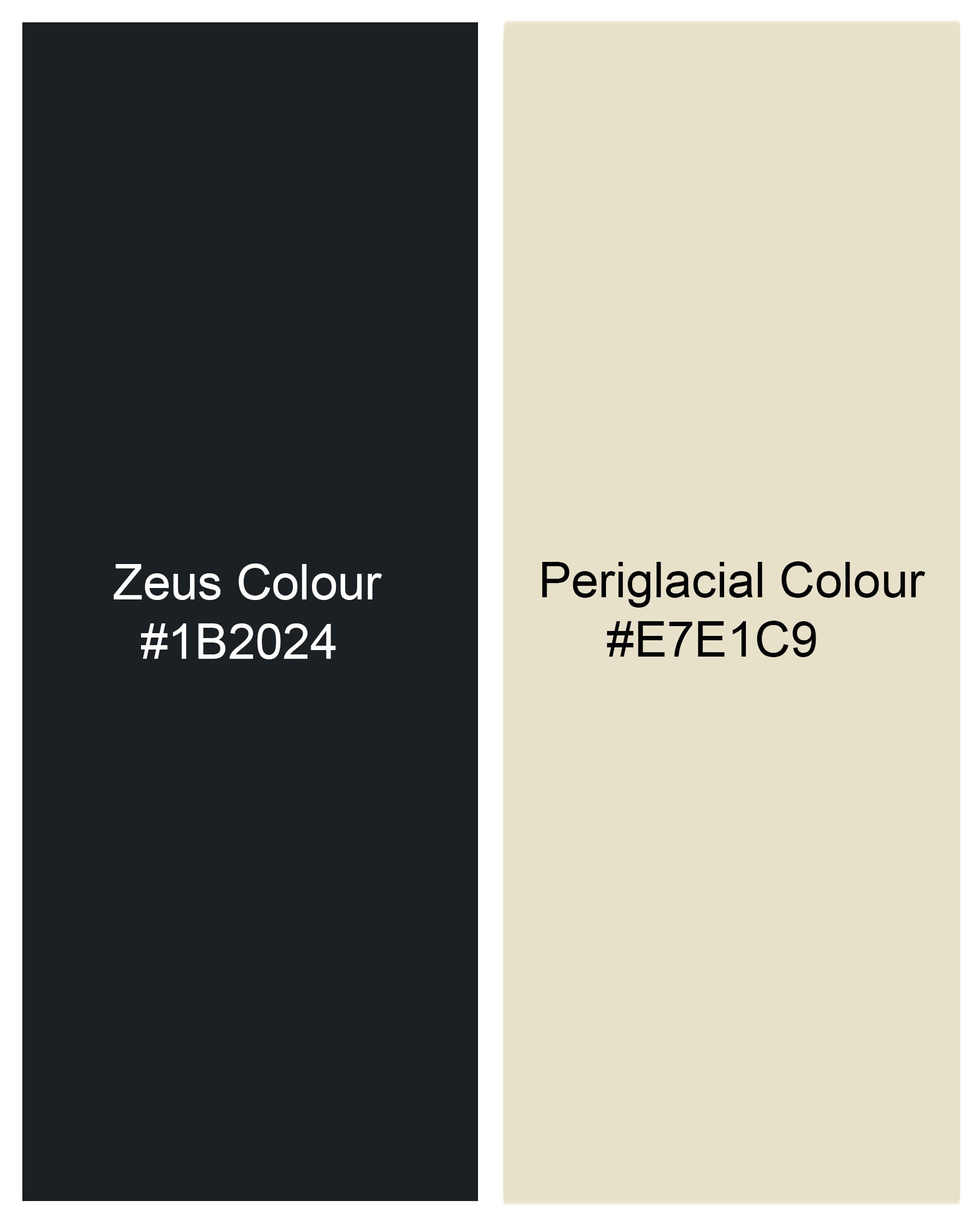 Periglacial Cream with Zeus Black Patch Design Organic Cotton Mercerised Pique Polo TS598-S, TS598-M, TS598-L, TS598-XL, TS598-XXL
