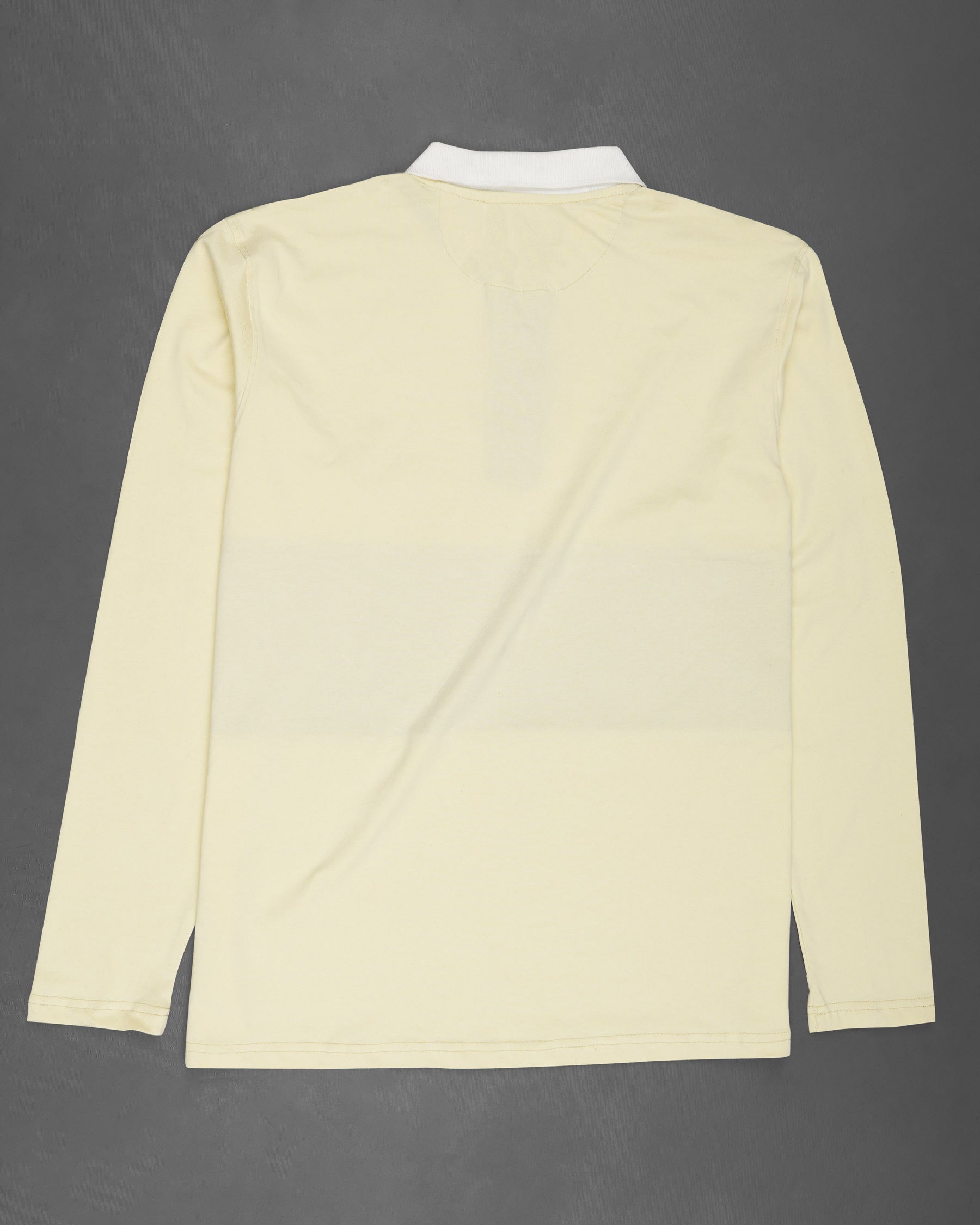 Periglacial Cream with Zeus Black Patch Design Organic Cotton Mercerised Pique Polo TS598-S, TS598-M, TS598-L, TS598-XL, TS598-XXL