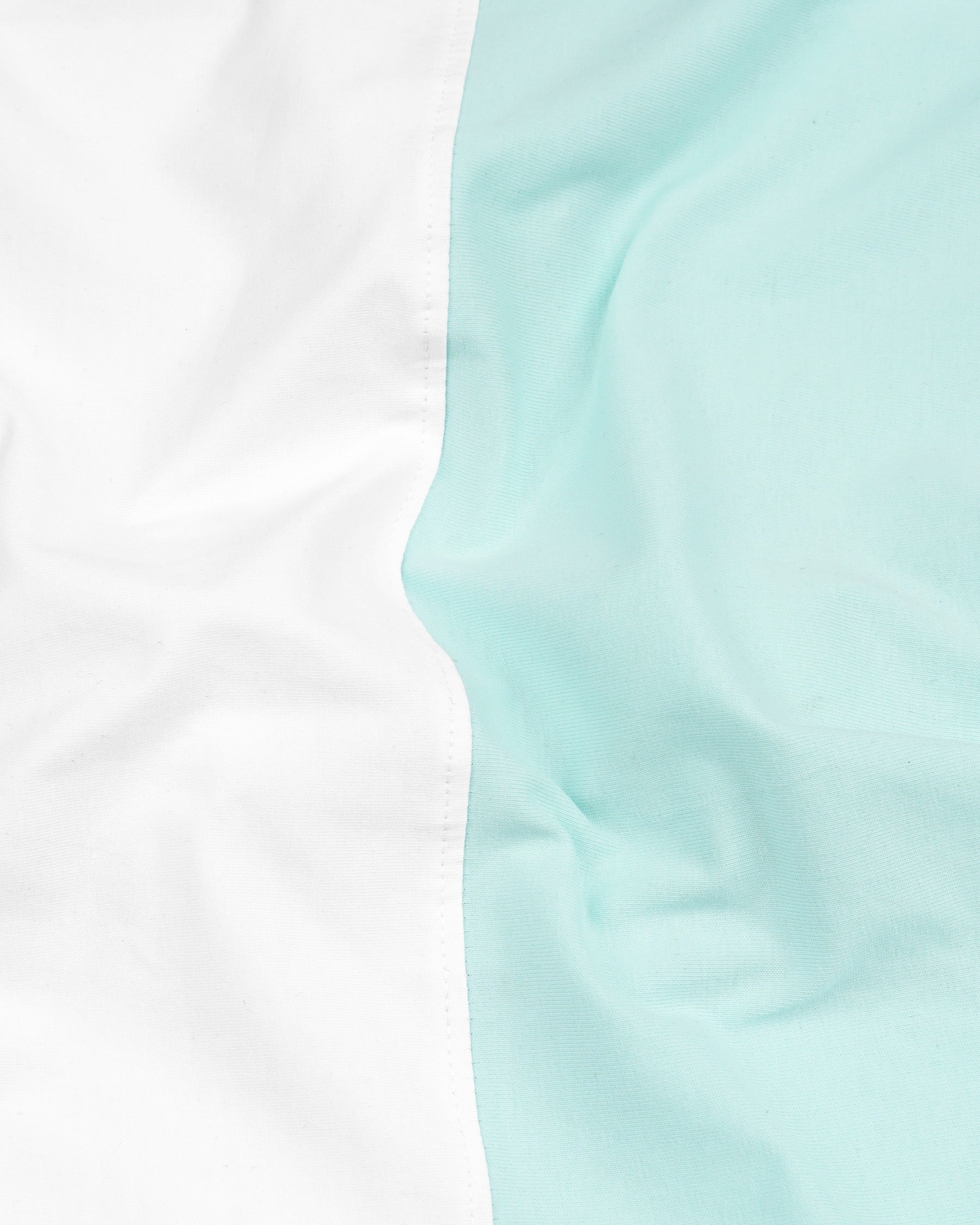 Botticelli Sea Blue with White Patch Design Organic Cotton Mercerised Pique Polo TS599-S, TS599-M, TS599-L, TS599-XL, TS599-XXL