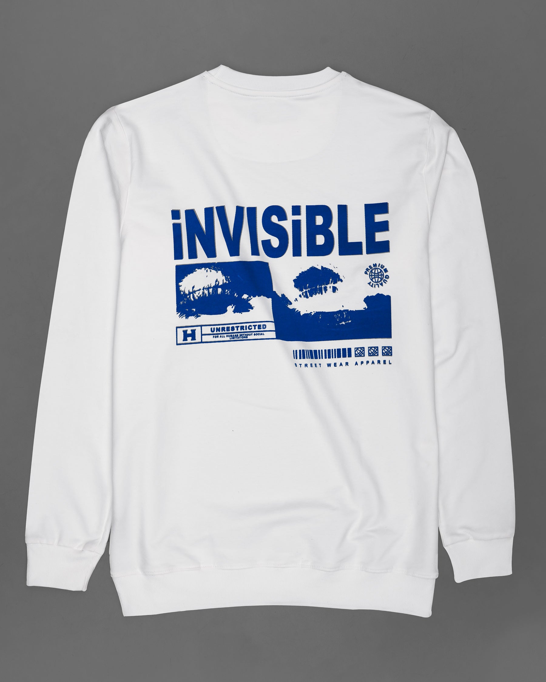 Bright White Premium Cotton Sweatshirt TS600-S, TS600-M, TS600-L, TS600-XL, TS600-XXL