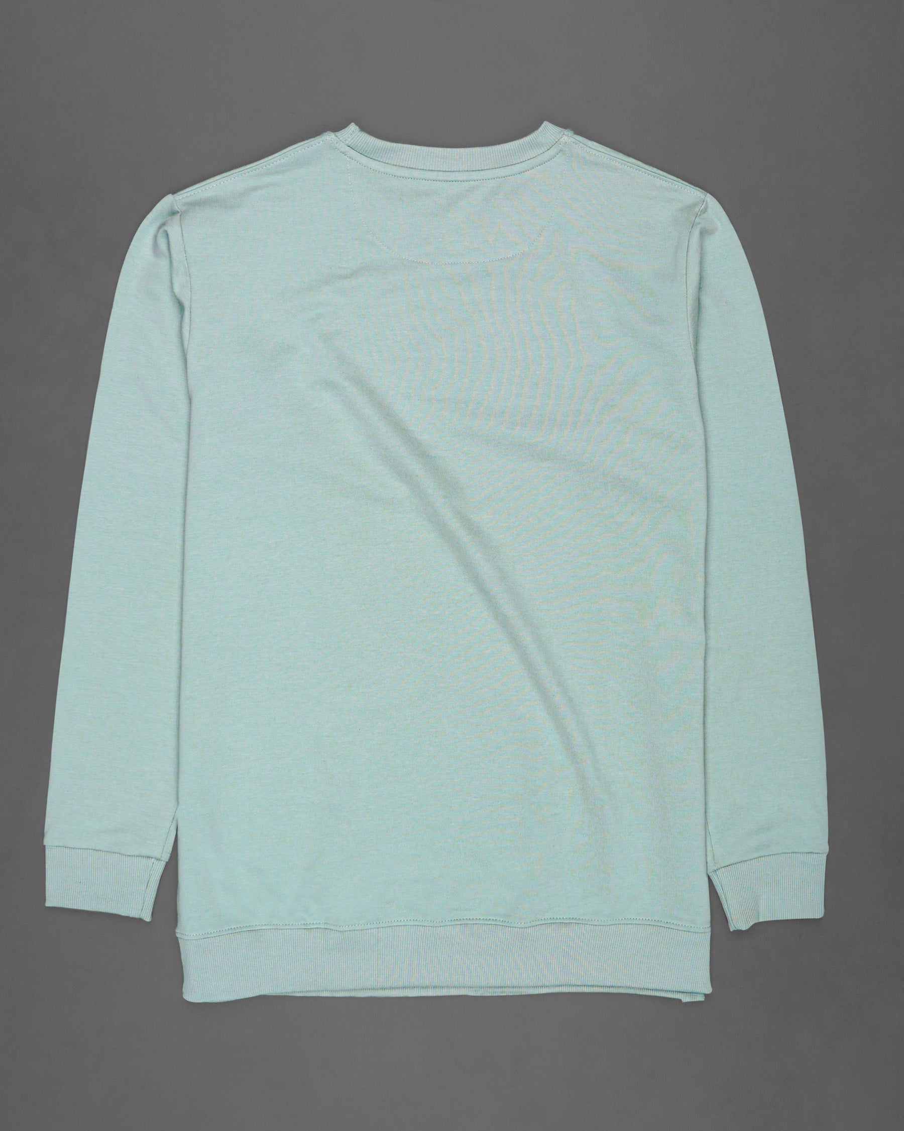 Jet Stream Green with Firefly Blue Premium Cotton Sweatshirt TS601-S, TS601-M, TS601-L, TS601-XL, TS601-XXL