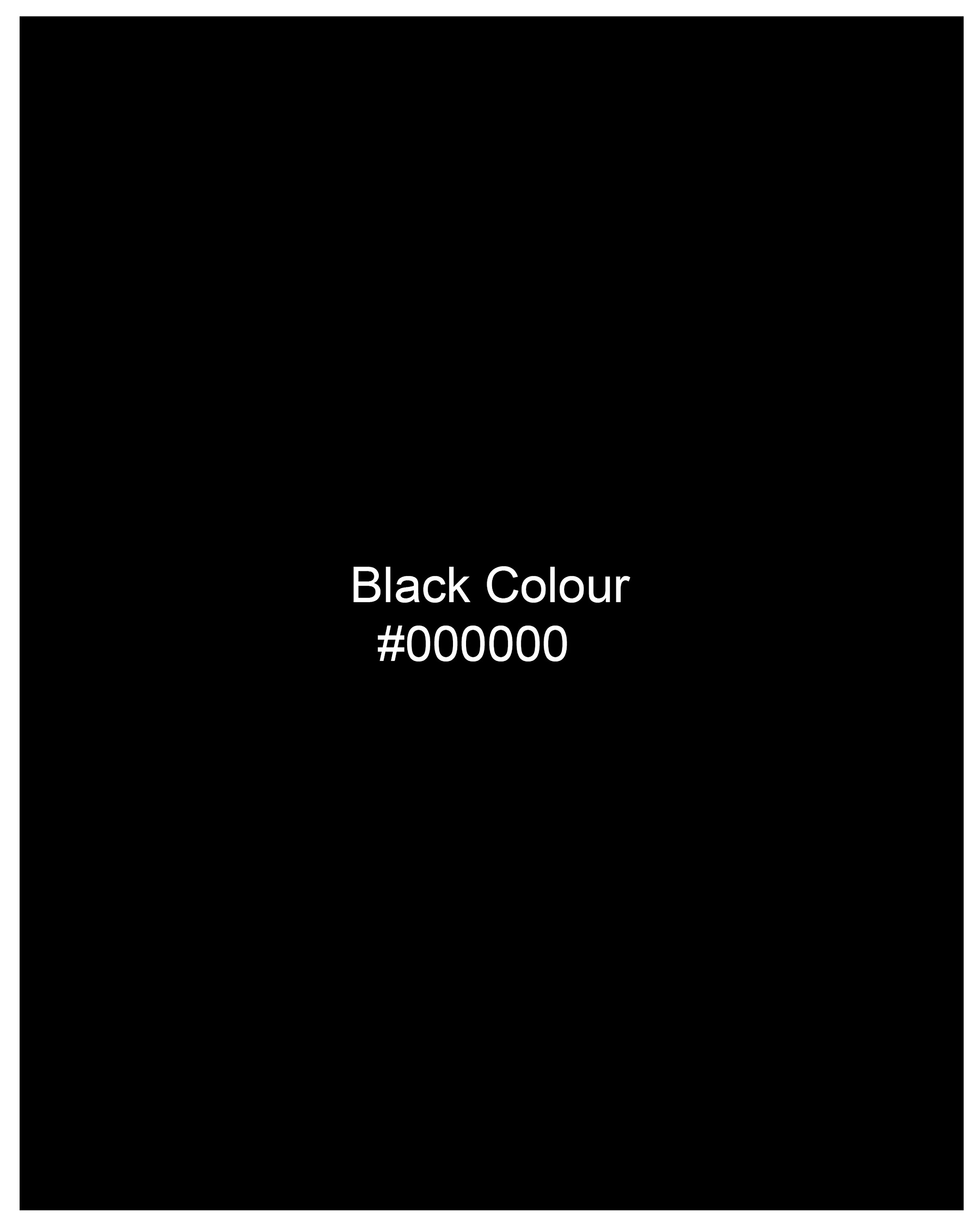Jade Black Soft Premium Cotton Turtleneck Pullover TS613-S, TS613-M, TS613-L, TS613-XL, TS613-XXL, TS613-3XL, TS613-4XL