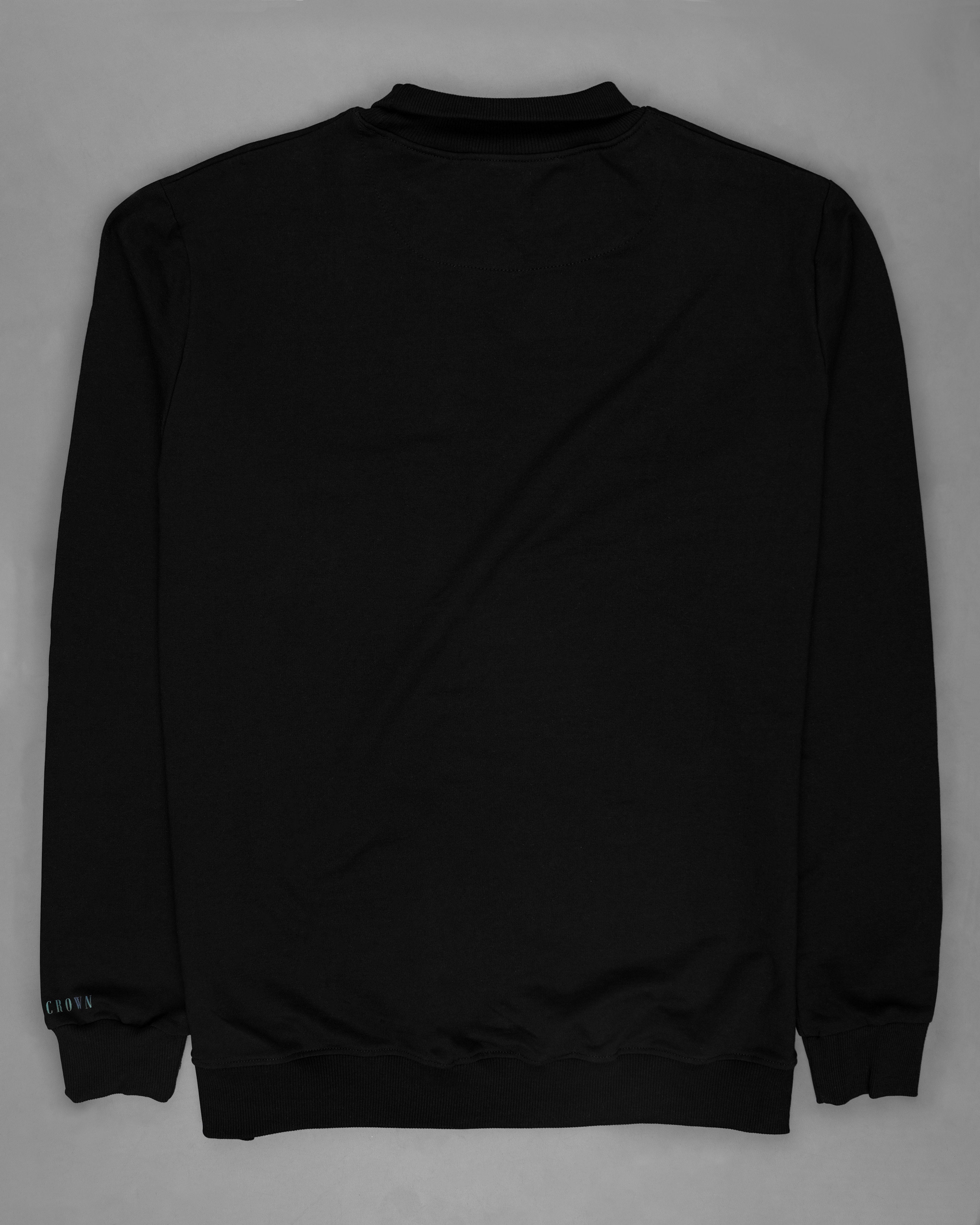 Jade Black Soft Premium Cotton Turtleneck Pullover TS613-S, TS613-M, TS613-L, TS613-XL, TS613-XXL, TS613-3XL, TS613-4XL
