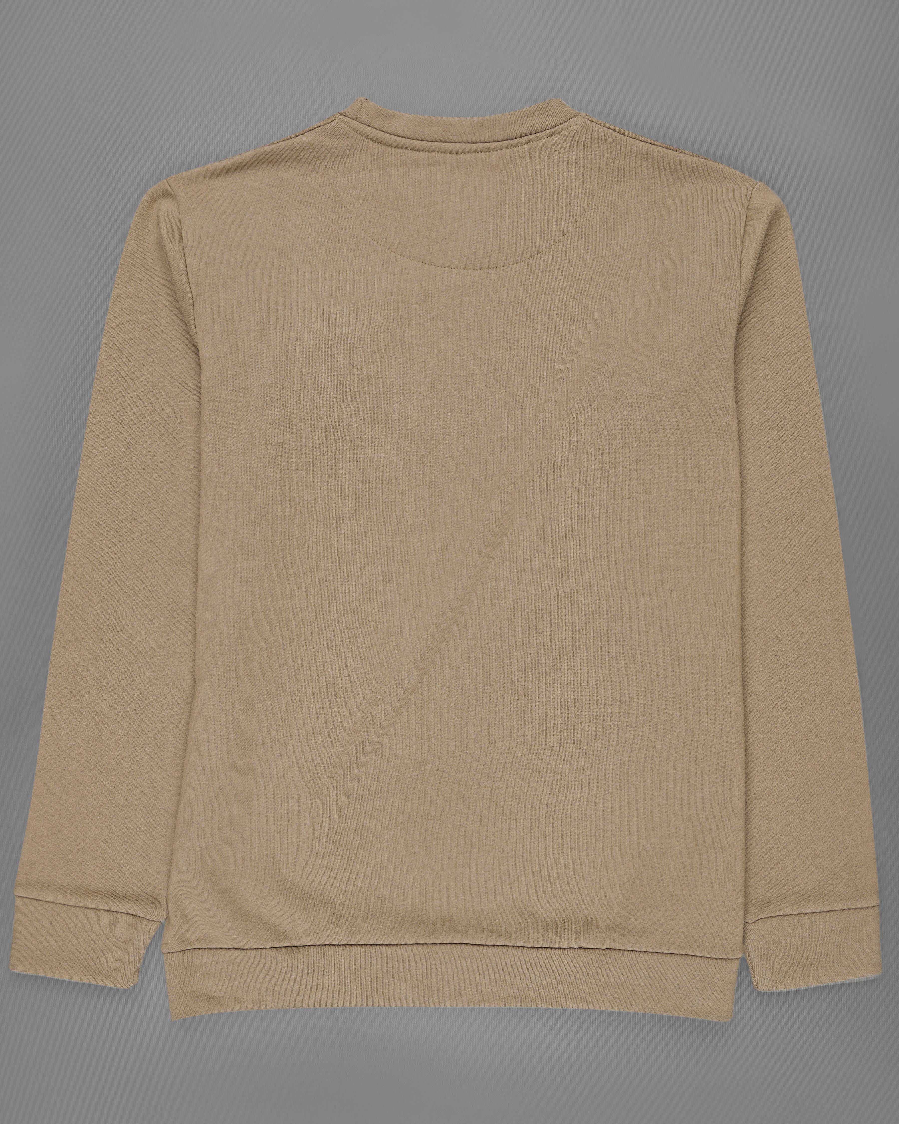 Shadow Brown Premium Cotton Sweatshirt with Shorts Combo TS616-SR173-S, TS616-SR173-M, TS616-SR173-L, TS616-SR173-XL, TS616-SR173-XXL